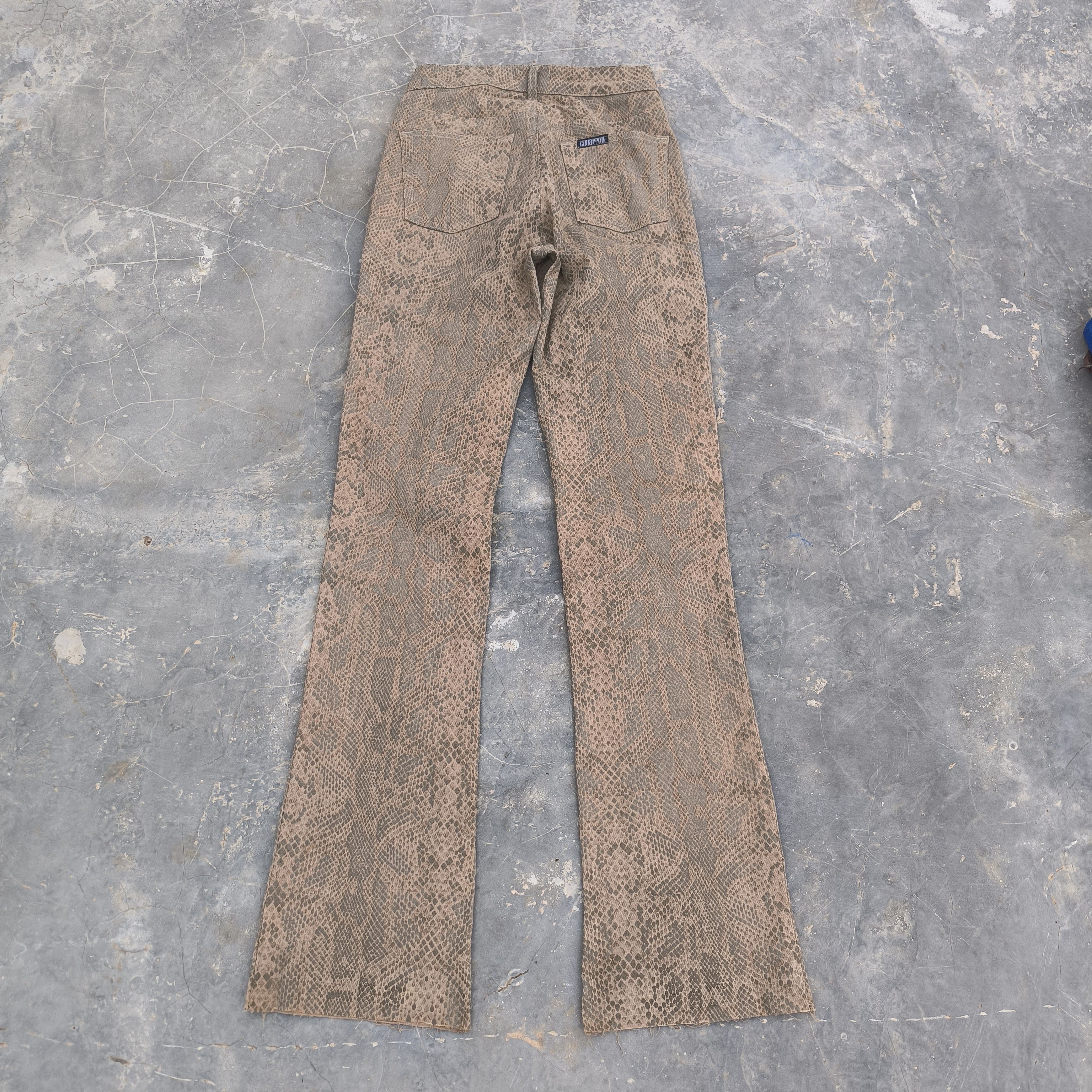 If Six Was Nine Stretchy flared Full printed Python Snake Skin Size 27" / US 4 / IT 40 - 2 Thumbnail