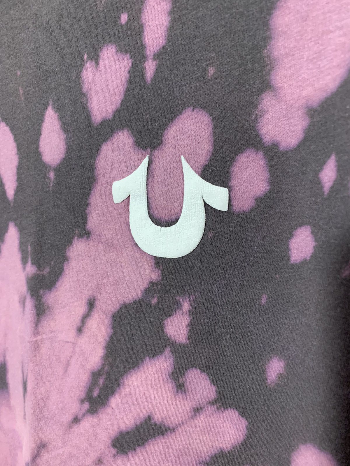 True Religion × Vintage True Religion Tie-Dye T-Shirt- Purple/black Size US L / EU 52-54 / 3 - 3 Thumbnail
