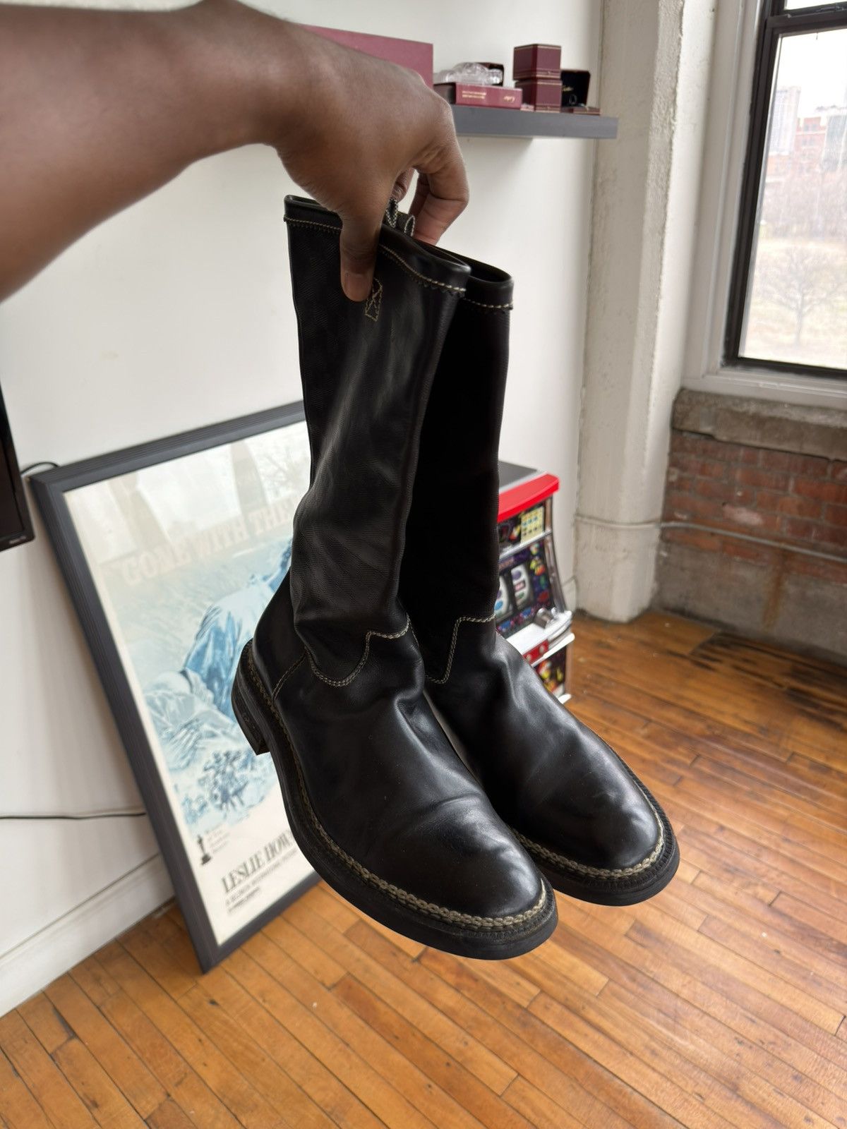 Louis Vuitton Mens Leather louis Vuitton Boots Size US 11 / EU 44 - 4 Thumbnail