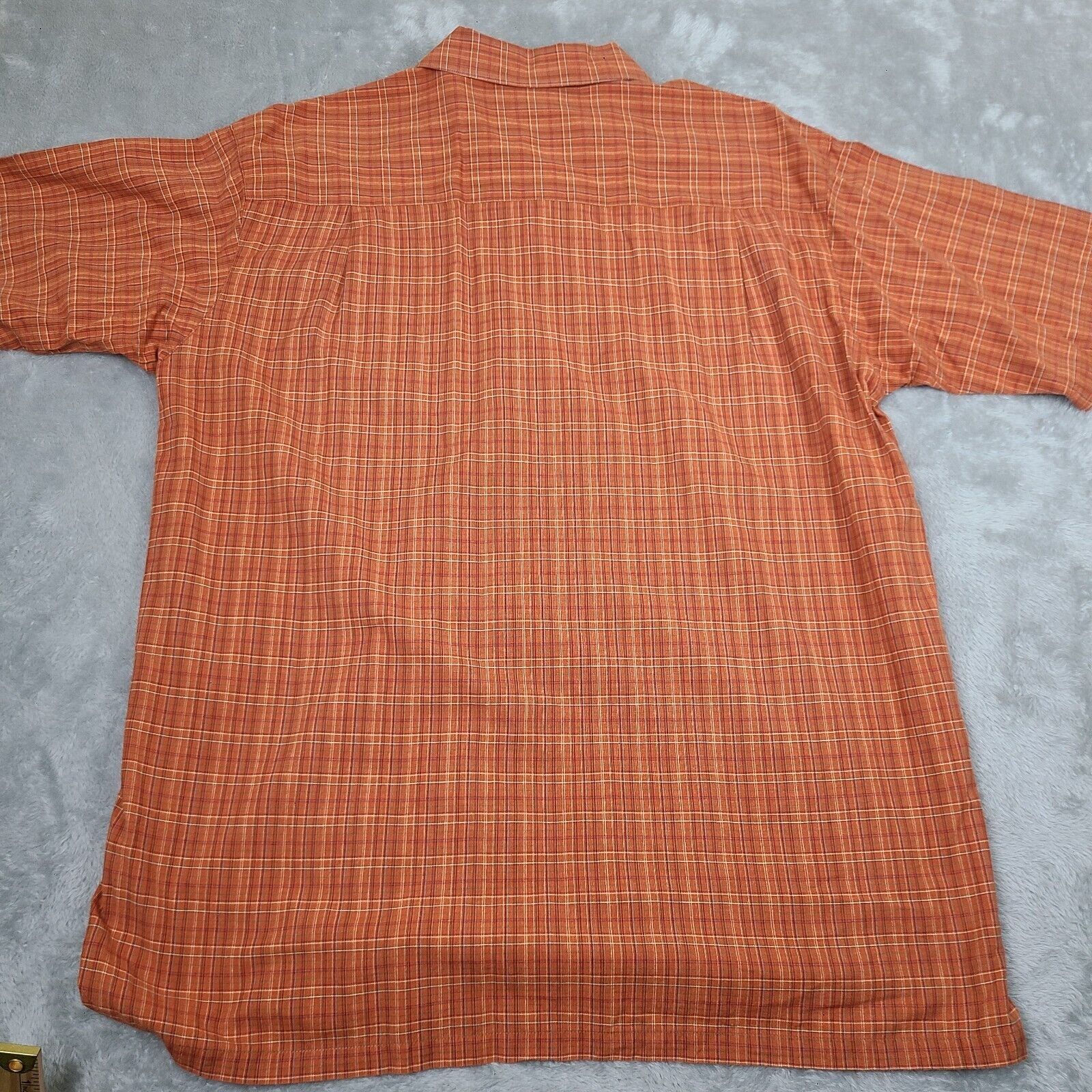 Columbia Columbia Button Up Shirt, Men's 2X-Large, Short Sleeve Orang Size US XXL / EU 58 / 5 - 8 Thumbnail