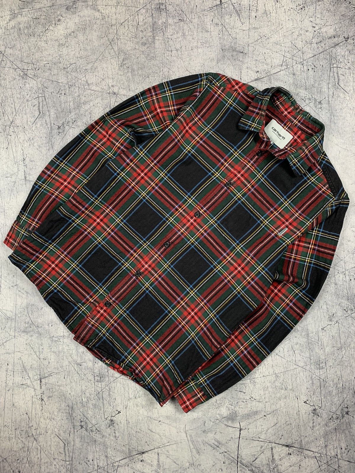 Carhartt Carhartt L/S Vigo Shirt Plaid Pattern Y2K OG Skategang Top Size US S / EU 44-46 / 1 - 1 Thumbnail
