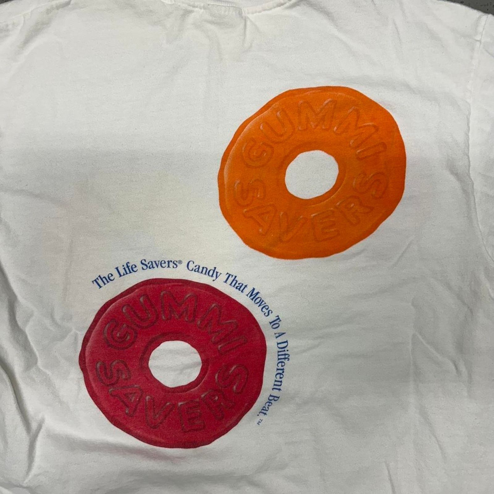Hanes VTG Life Savors Gummies Promo T-shirt Size US L / EU 52-54 / 3 - 7 Thumbnail