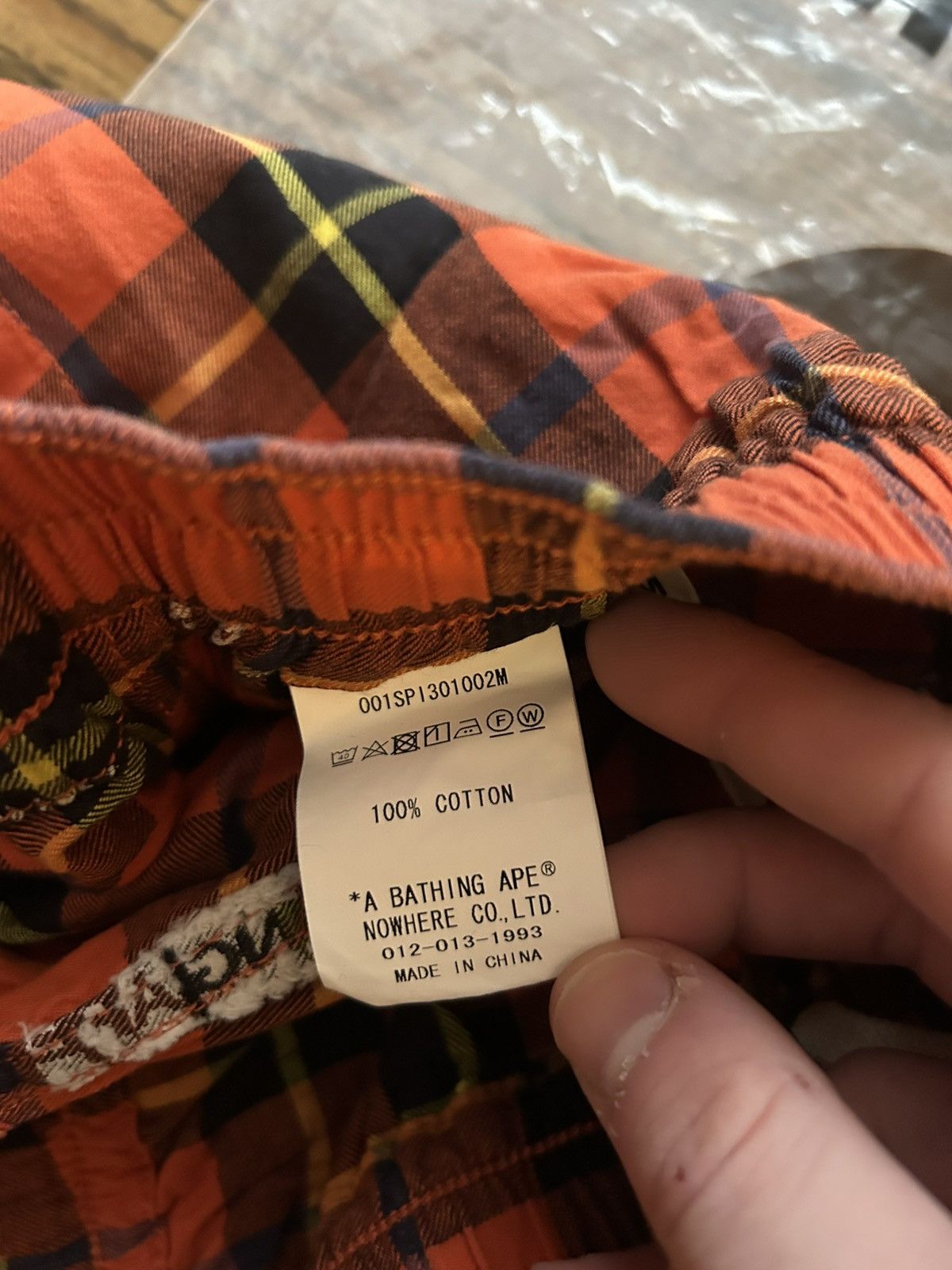 Bape NEW Bape Plaid Pajama Shorts Size US 28 / EU 44 - 6 Thumbnail