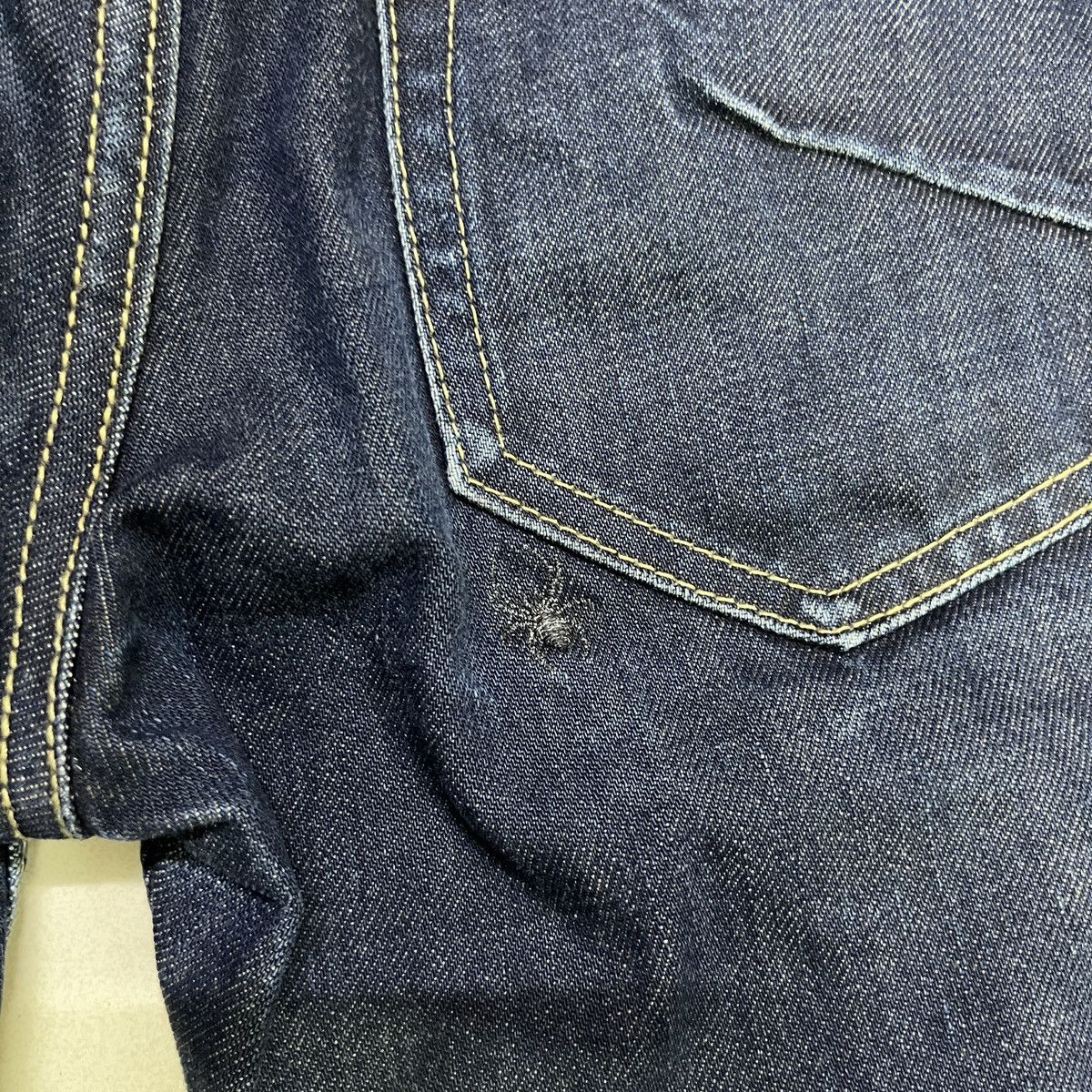 14th Addiction × If Six Was Nine × Japanese Brand Barak Denim Spider Embroidered Jeans Size 28" / US 6 / IT 42 - 18 Thumbnail