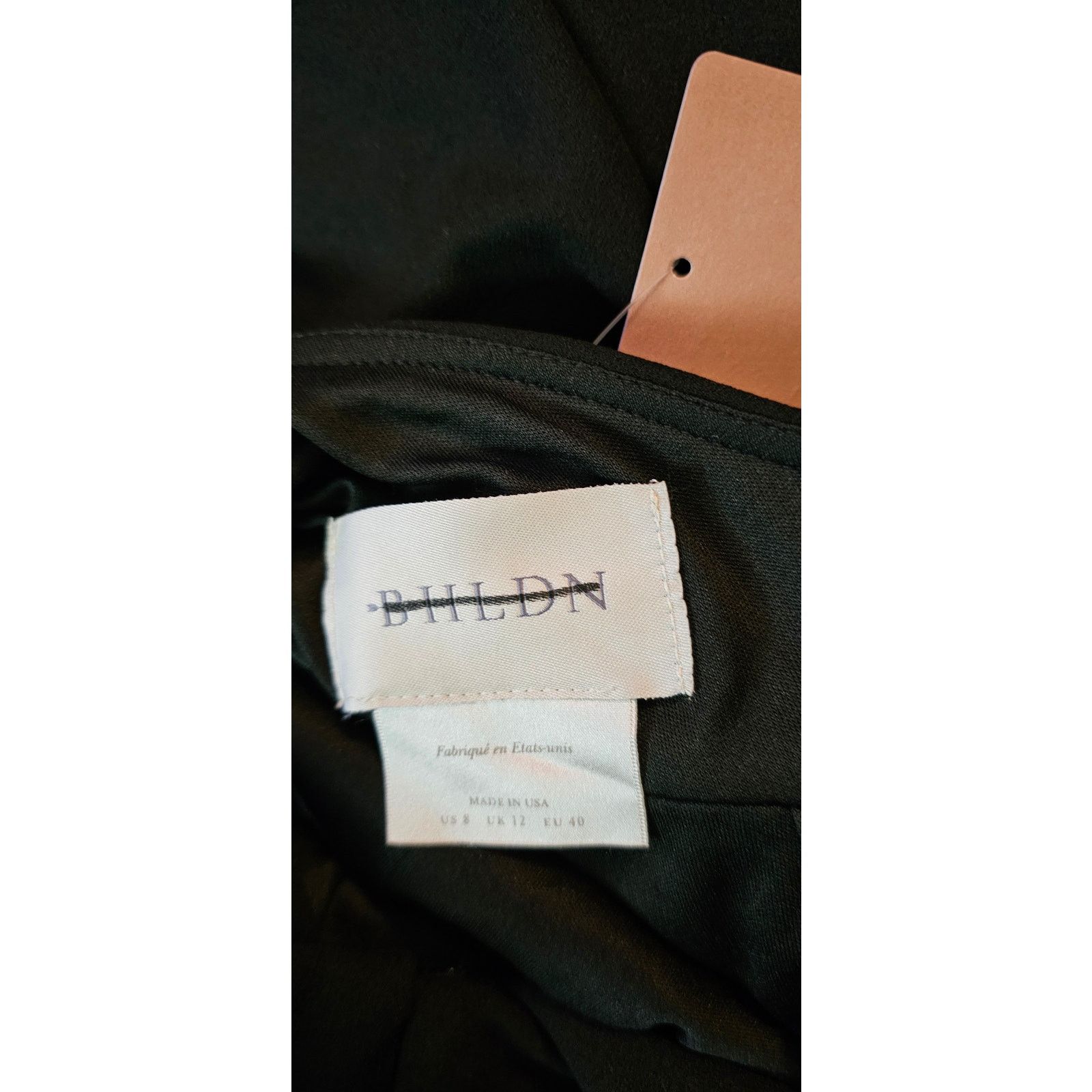 Anthropologie New BHLDN Lennox Halter Open-Back Side-Slit Stretch Gown 8 Size M / US 6-8 / IT 42-44 - 6 Thumbnail