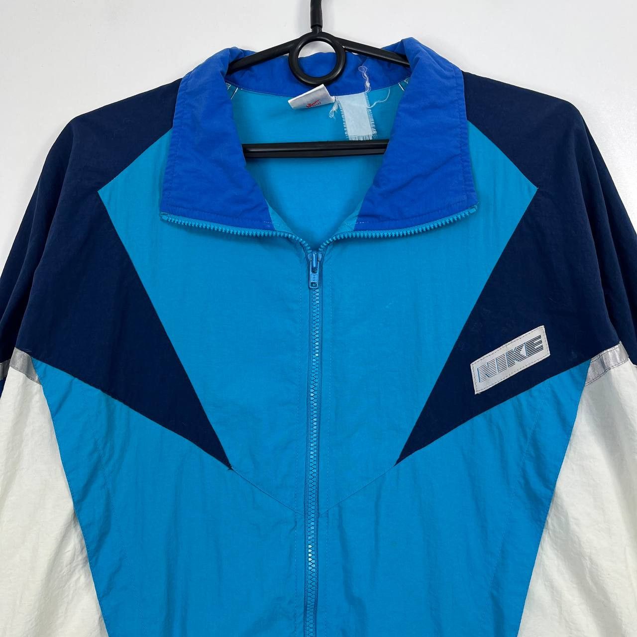 Nike Nike Vintage 90s Track Jacket Windbreaker Full Zip Size M Size US M / EU 48-50 / 2 - 2 Thumbnail
