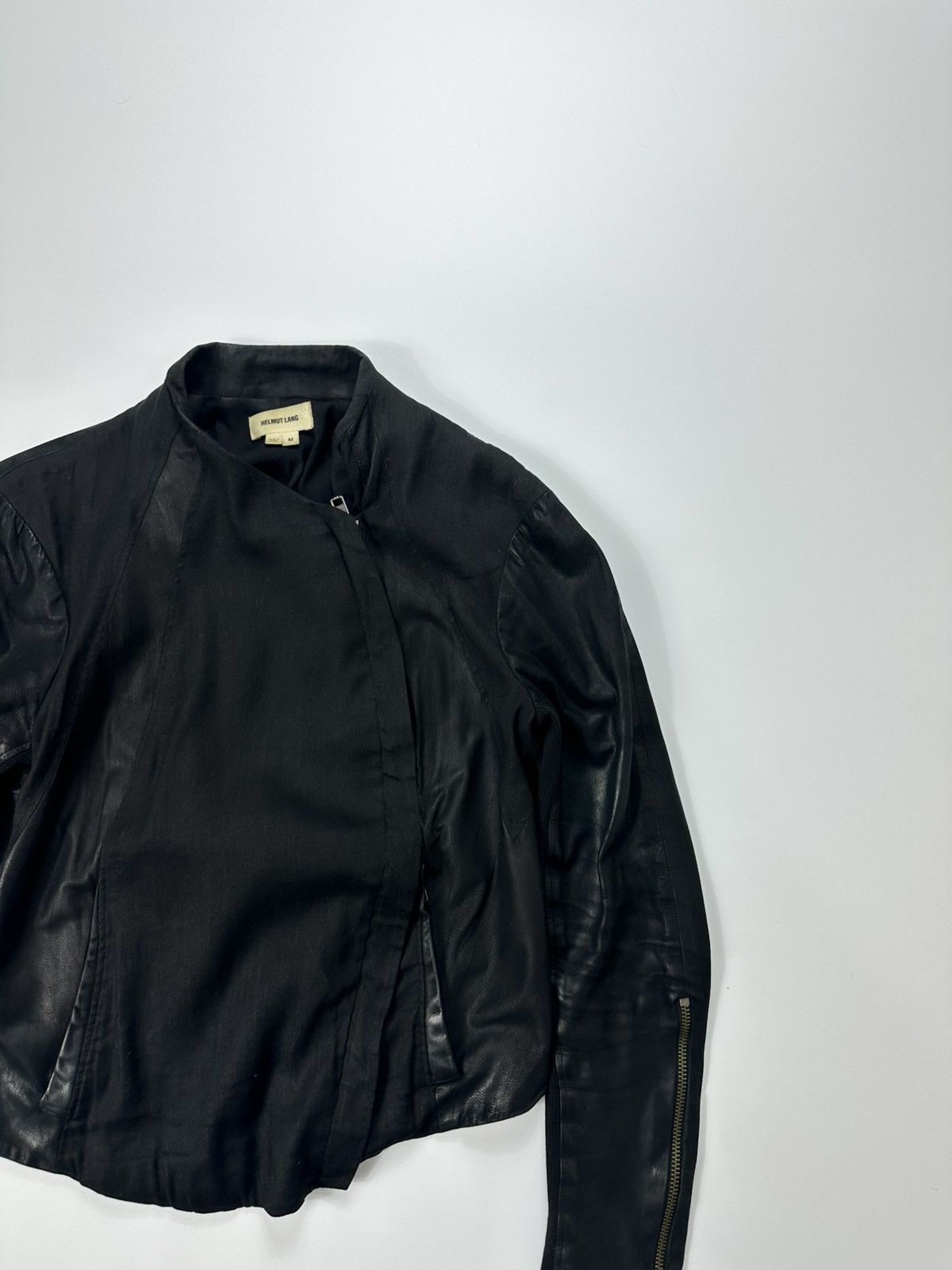 Helmut Lang Helmut Lang Leather Jacket Archive Zip Black Size M / US 6-8 / IT 42-44 - 5 Thumbnail