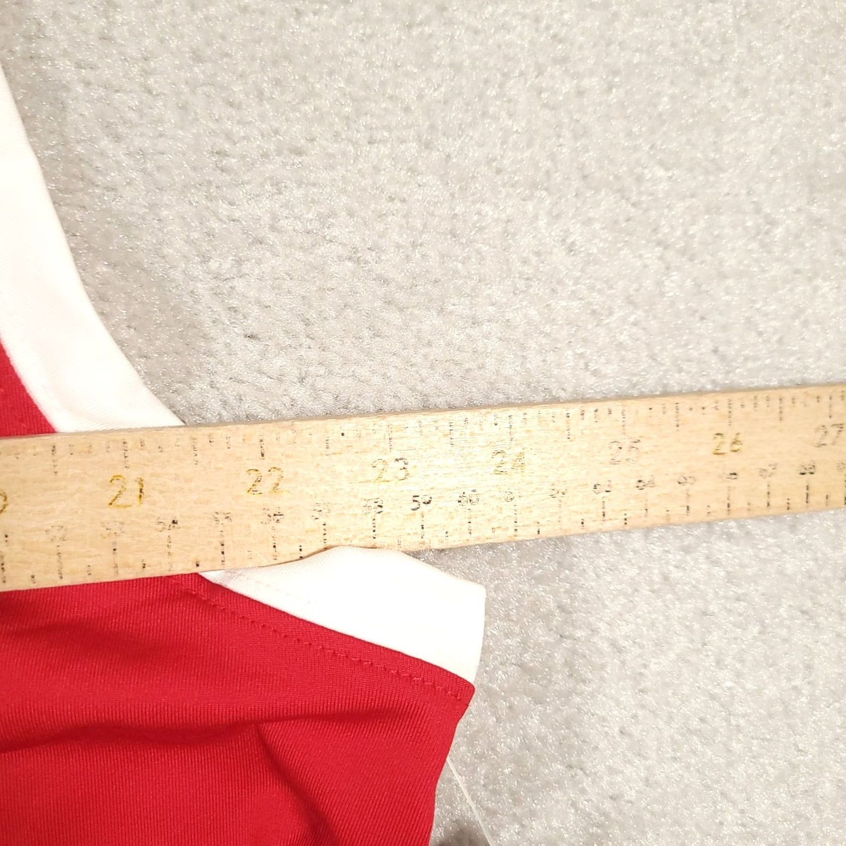Vintage Champro Muscle Jersey DRI-GEAR Basketball Sleeveless Sports Red Adult Large Jersey Men Red Basketball Tank Shirt Size US L / EU 52-54 / 3 - 4 Thumbnail