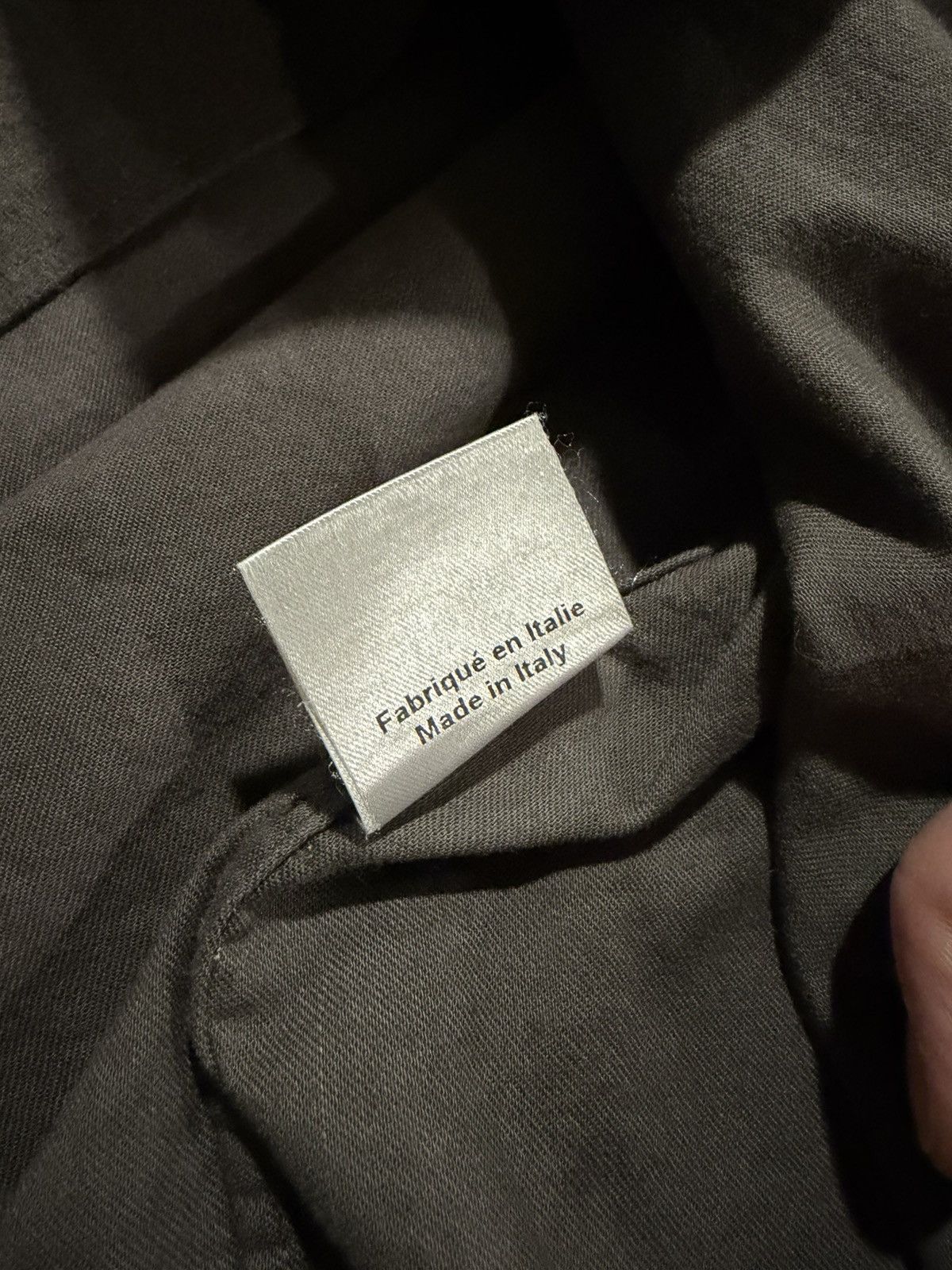 Y/Project Y/PROJECT Cinched Logo Button Up Shirt - Size L Size US L / EU 52-54 / 3 - 8 Thumbnail