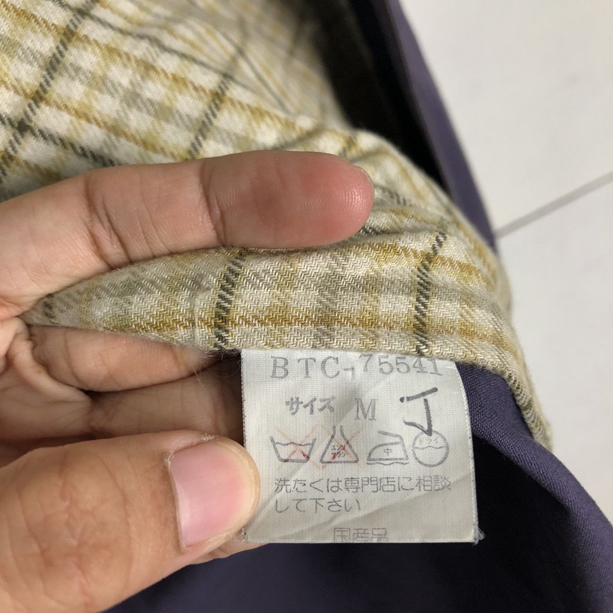 Japanese Brand 🔥Vintage Chore Long Jacket Biker Browning Blanket Tartan Size US M / EU 48-50 / 2 - 19 Thumbnail