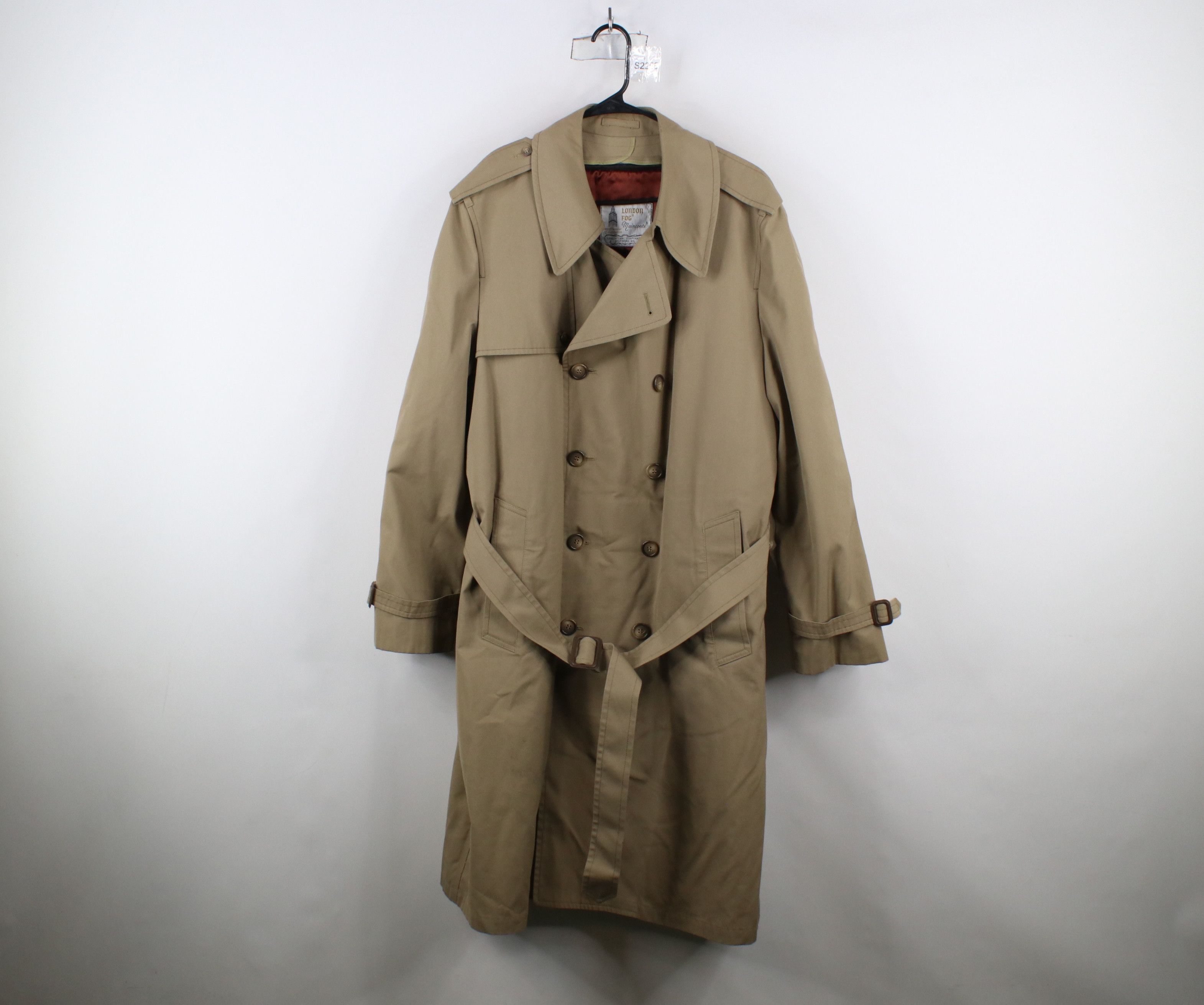 Vintage Vintage 70s Streetwear Belted Trench Coat Rain Jacket USA Size US XXL / EU 58 / 5 - 1 Thumbnail