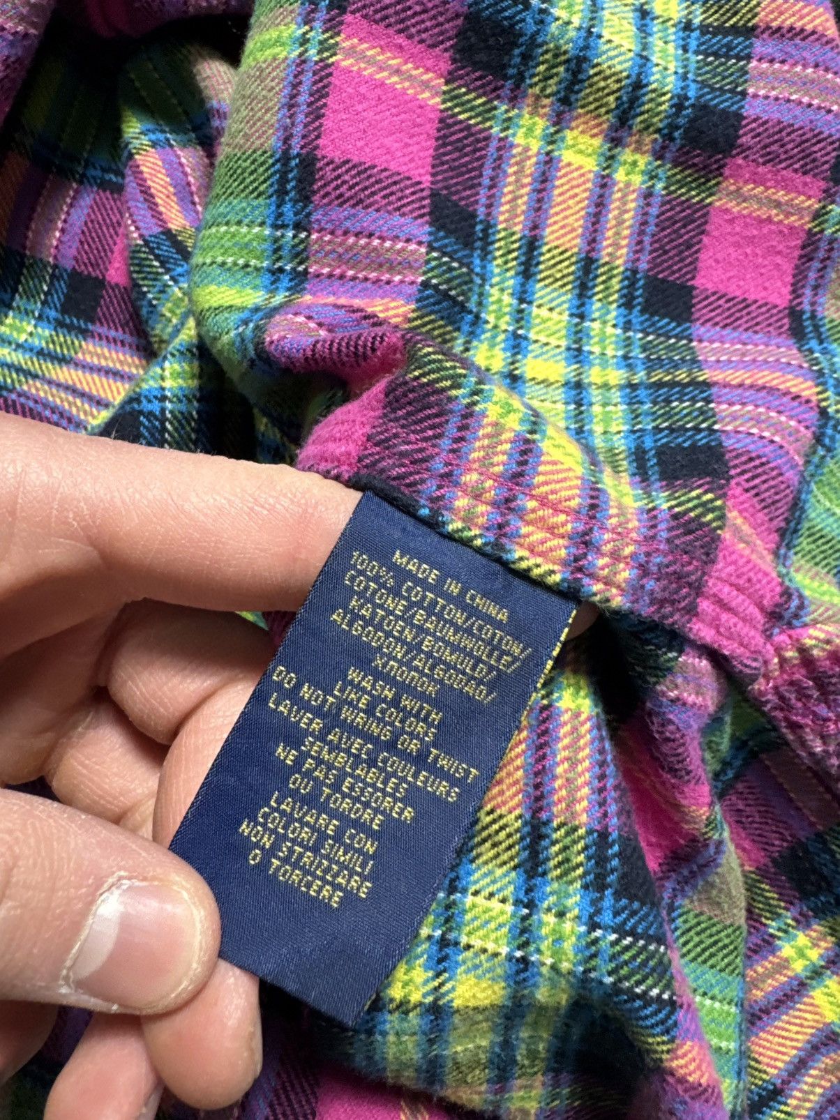 Polo Ralph Lauren Polo Ralph Lauren Flannel Button Up Shirt Size S PRL Size US S / EU 44-46 / 1 - 6 Thumbnail