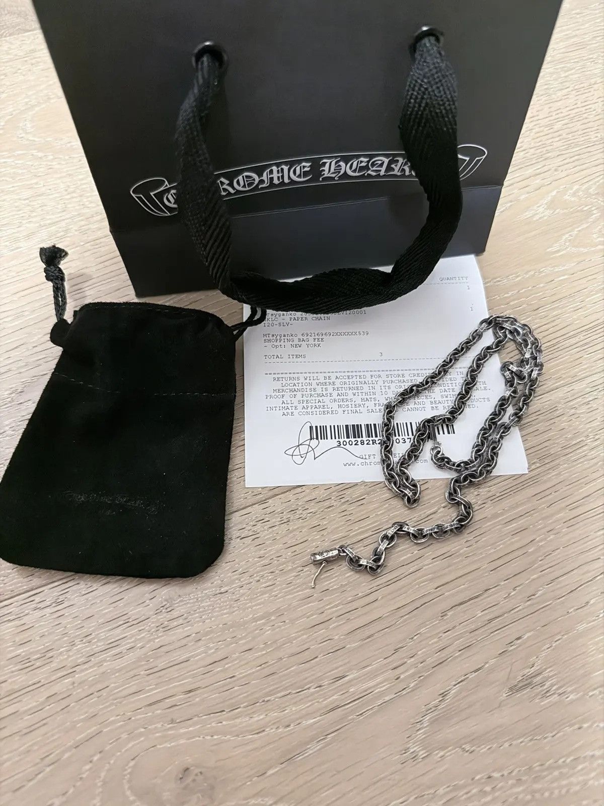 Chrome Hearts Chrome Hearts Paper Chain Size ONE SIZE - 2 Thumbnail