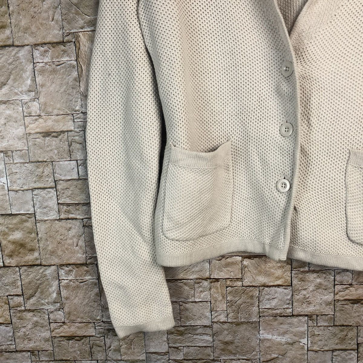 Japanese Brand Four Tres Femme Cream Cardigan Knitwear #A936 Size S / US 4 / IT 40 - 7 Thumbnail