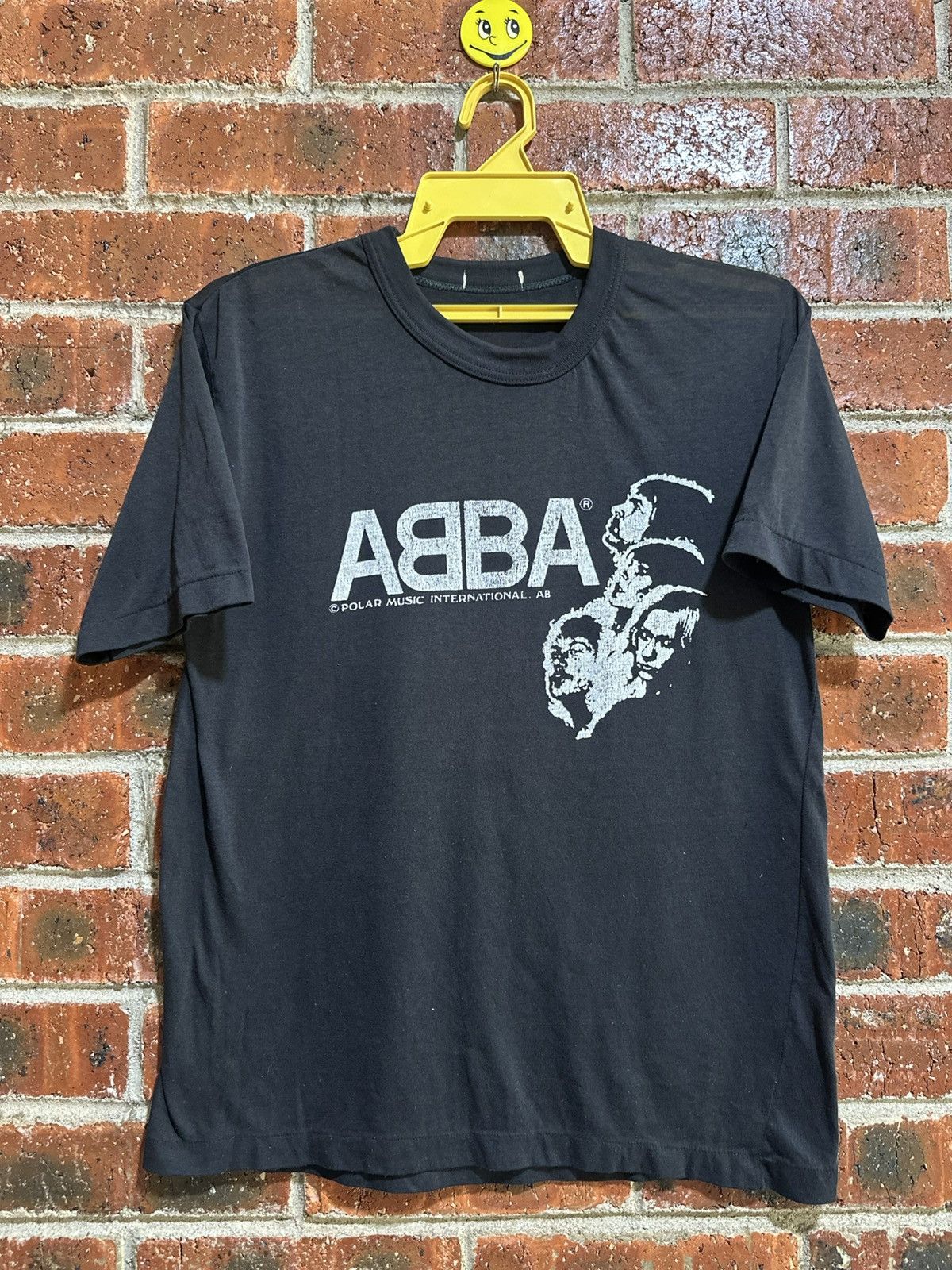 Band Tees Vintage Abba Polar Music International Faded Tee Size US M / EU 48-50 / 2 - 1 Thumbnail