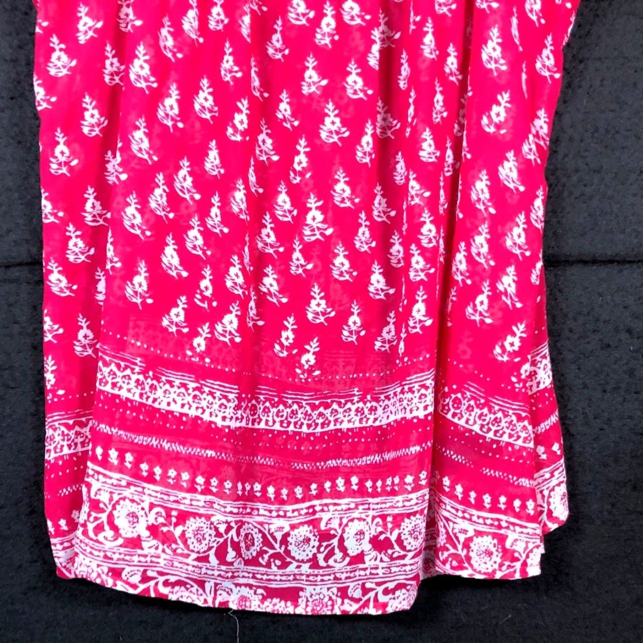 Express Express Tank Womens Blouse Large L Pink Floral Sleeveless Scoop Neck Shirt Casual Women's Daywear, Workwear, Party/Cocktail, Travel, Wedding Size L / US 10 / IT 46 - 3 Thumbnail