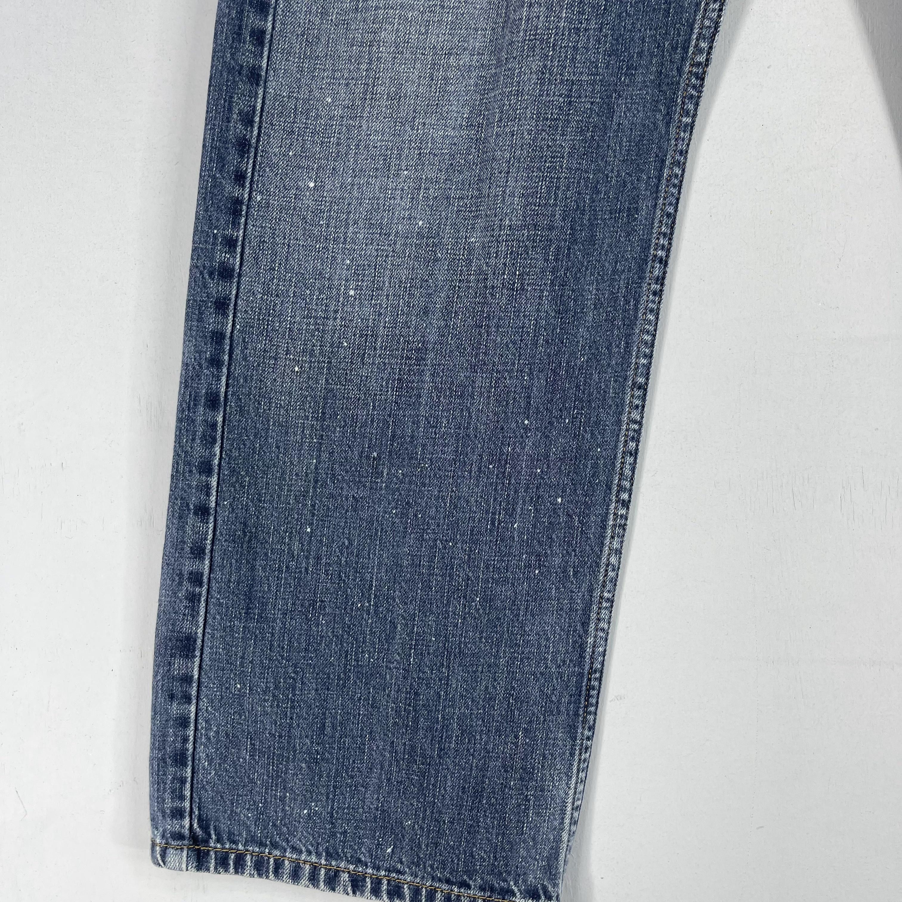 Levi's × Vintage W34 L28 Vintage Levis 569 Loose Straight Distressed Jeans Size US 34 / EU 50 - 3 Thumbnail