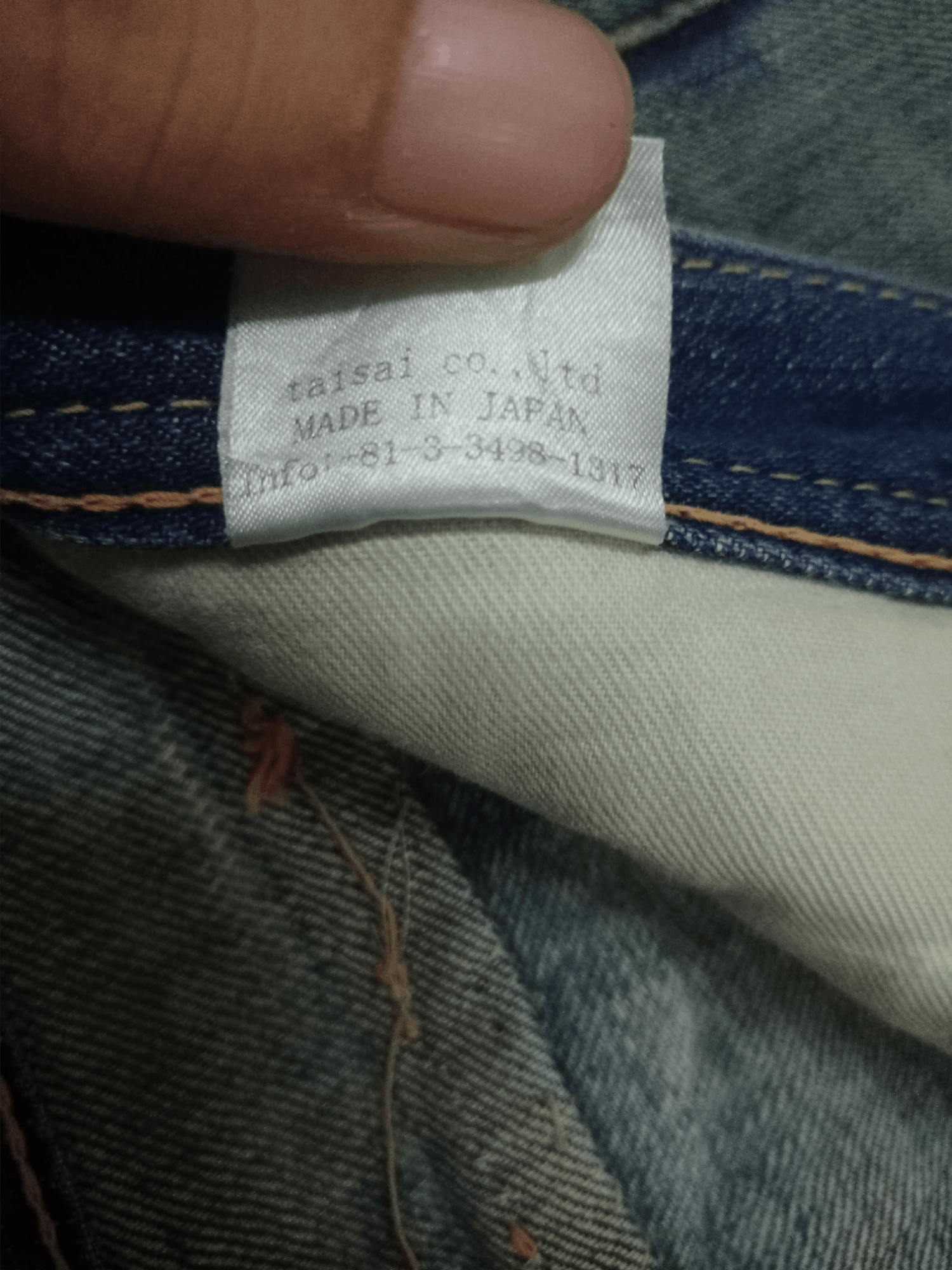 Japanese Brand Vintage Japanese Somet Taisai Selvedge Jeans 30x31 Size US 30 / EU 46 - 17 Thumbnail