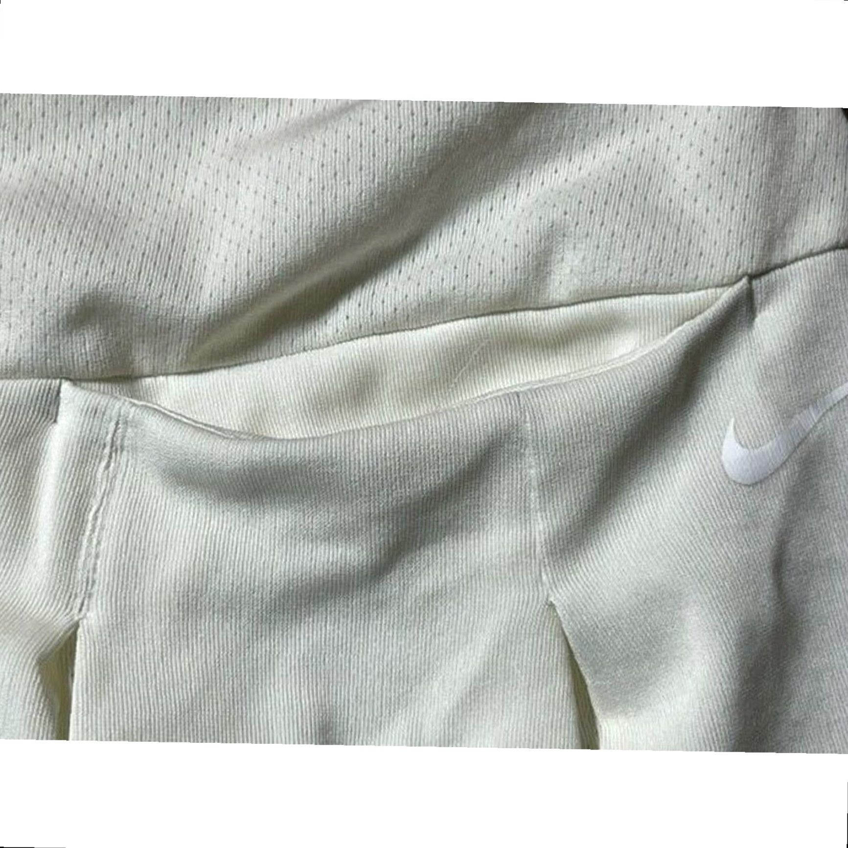 Nike Nike Skort L Dri-Fit Tennis Golf Skirt Athletic Pockets Short White Womens Sports Performance Size 24" / US 00 / IT 34 - 4 Thumbnail