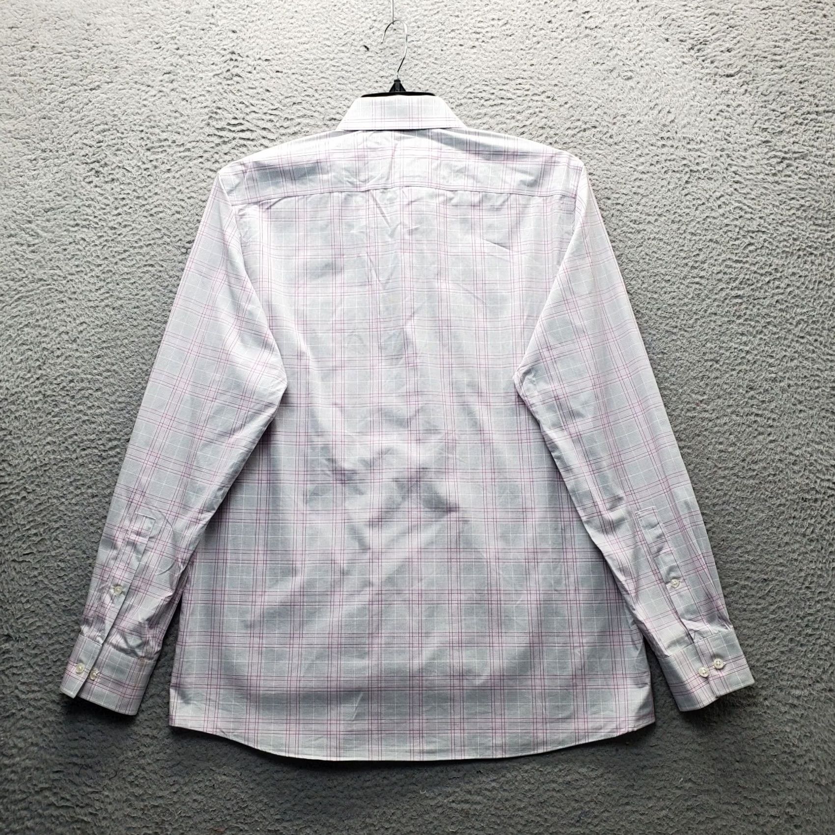 Michael Kors Michael Kors Dress Shirt Mens L Multi Plaid Regular Fit Airsoft Stretch Button Up Size 42R - 2 Thumbnail