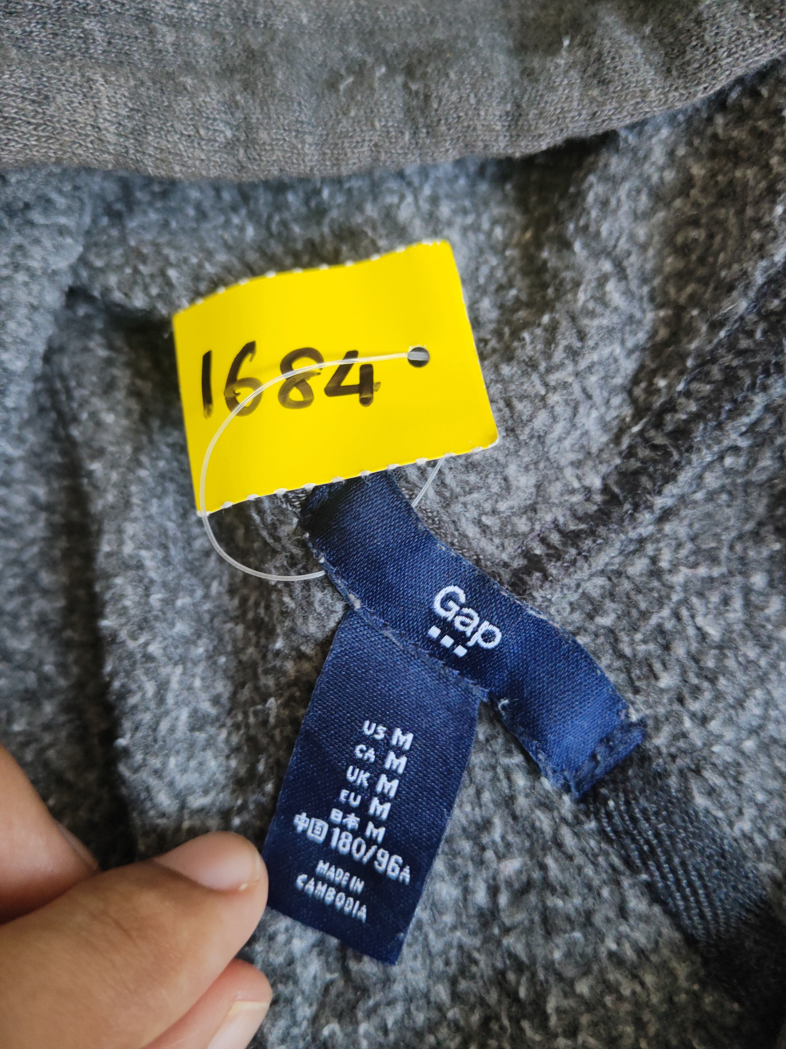 Japanese Brand DL Gap Black Hoodie Sweatshirts #1684 Size US M / EU 48-50 / 2 - 13 Thumbnail
