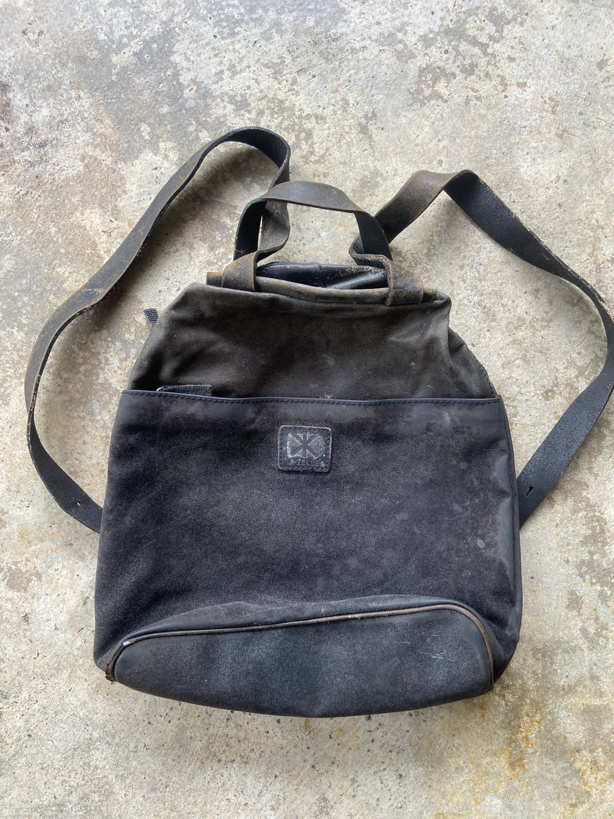 Issey Miyake Rare Issey Miyake Leather Duffle Bag With Tag Label 