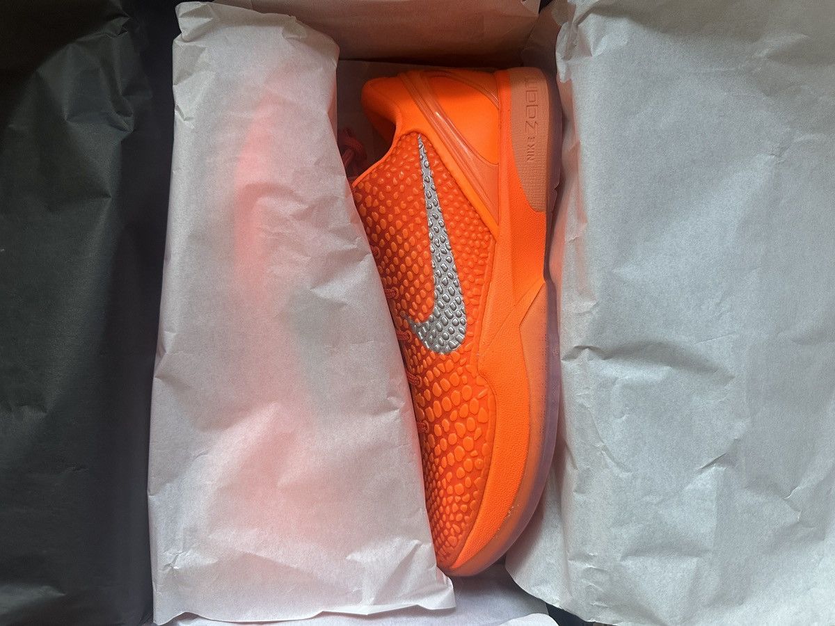 Nike Nike Kobe Protro VI “Total Orange” 11.5US DSWT Size US 11.5 / EU 44-45 - 6 Thumbnail
