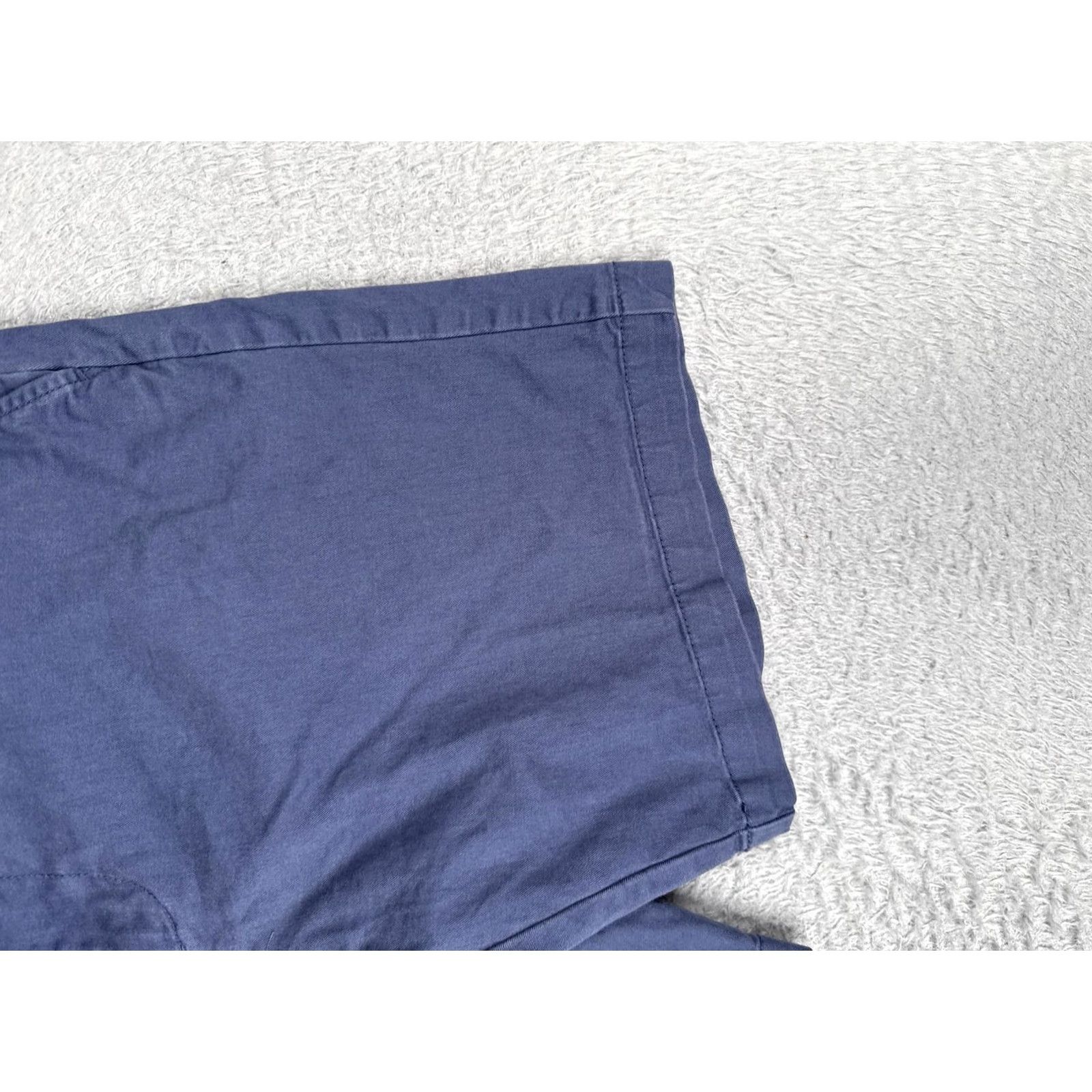Nautica Nautica Shorts Mens 34 Blue Chino Flat Front Stretch 8 Inseam Casual Summer Men Size US 34 / EU 50 - 2 Thumbnail