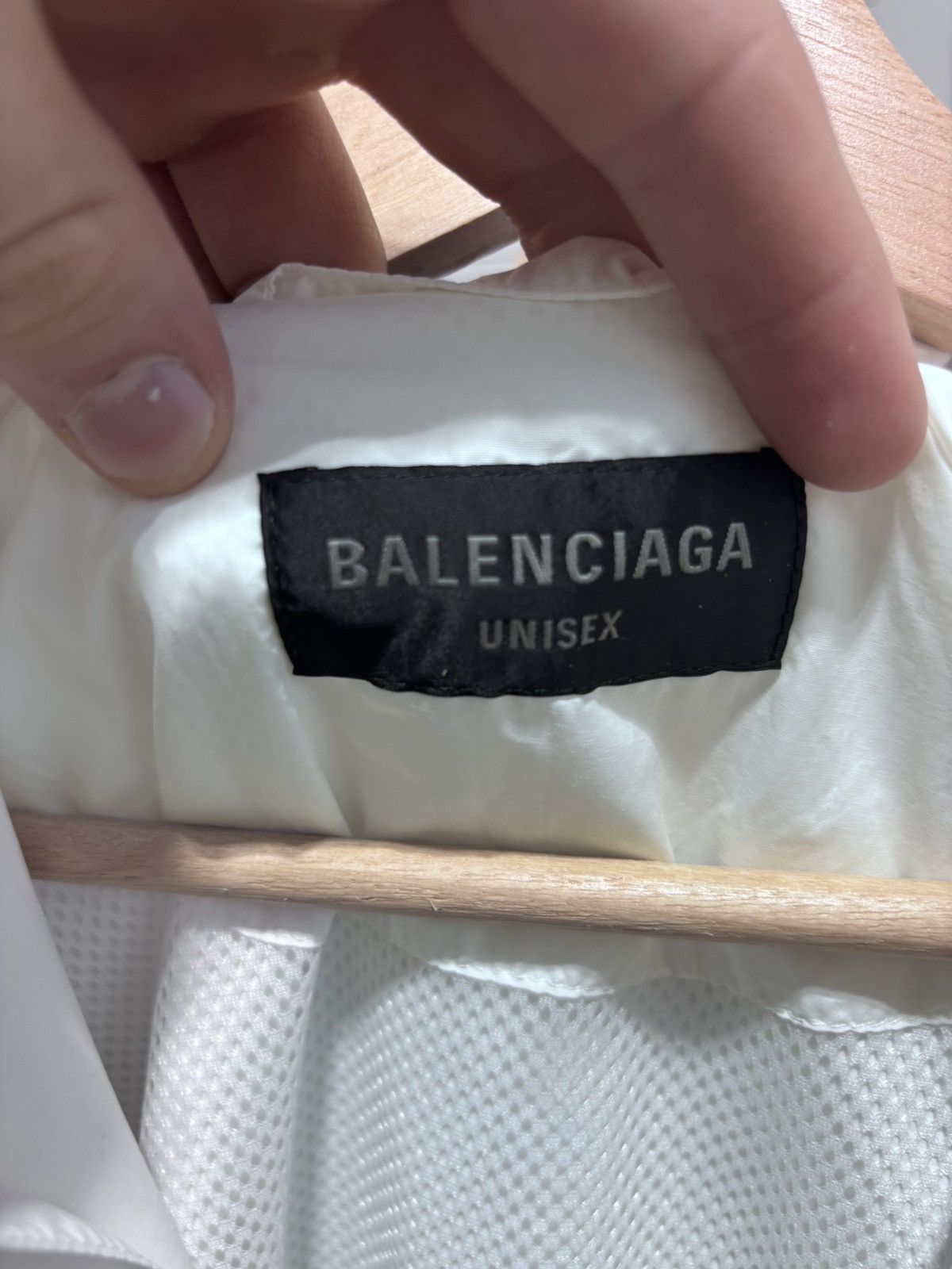 Balenciaga Balenciaga Logo-Embroidered White Jacket Size US XS / EU 42 / 0 - 6 Thumbnail