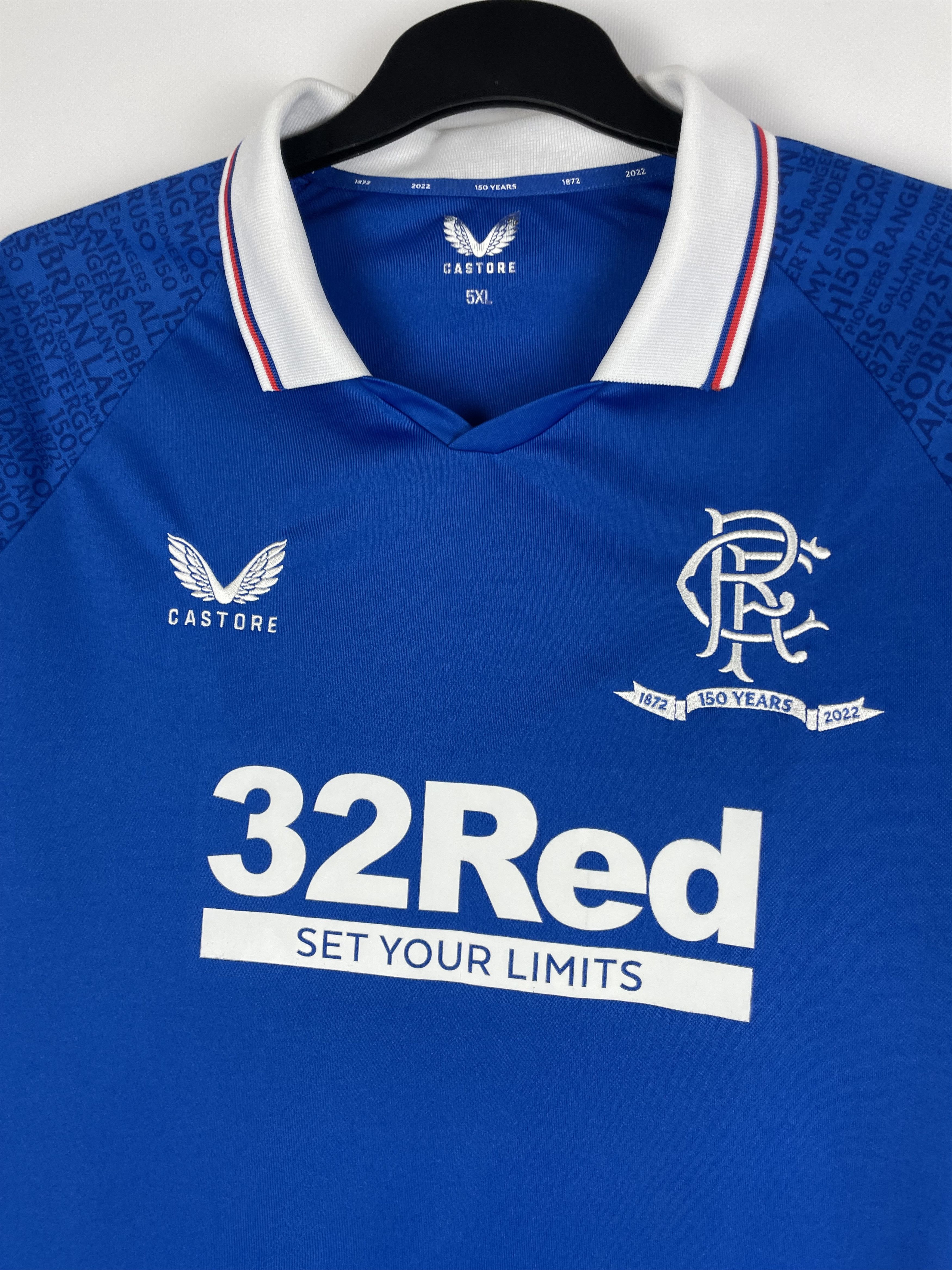 Vintage Glasgow Rangers Castore Soccer Football Jerseys Size US XL / EU 56 / 4 - 4 Thumbnail