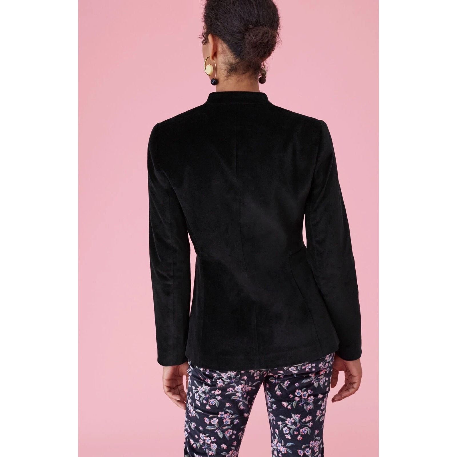 Rebecca Taylor Rebecca Taylor Velvet Double-Breasted Blazer - Size 4 Size S / US 4 / IT 40 - 5 Thumbnail