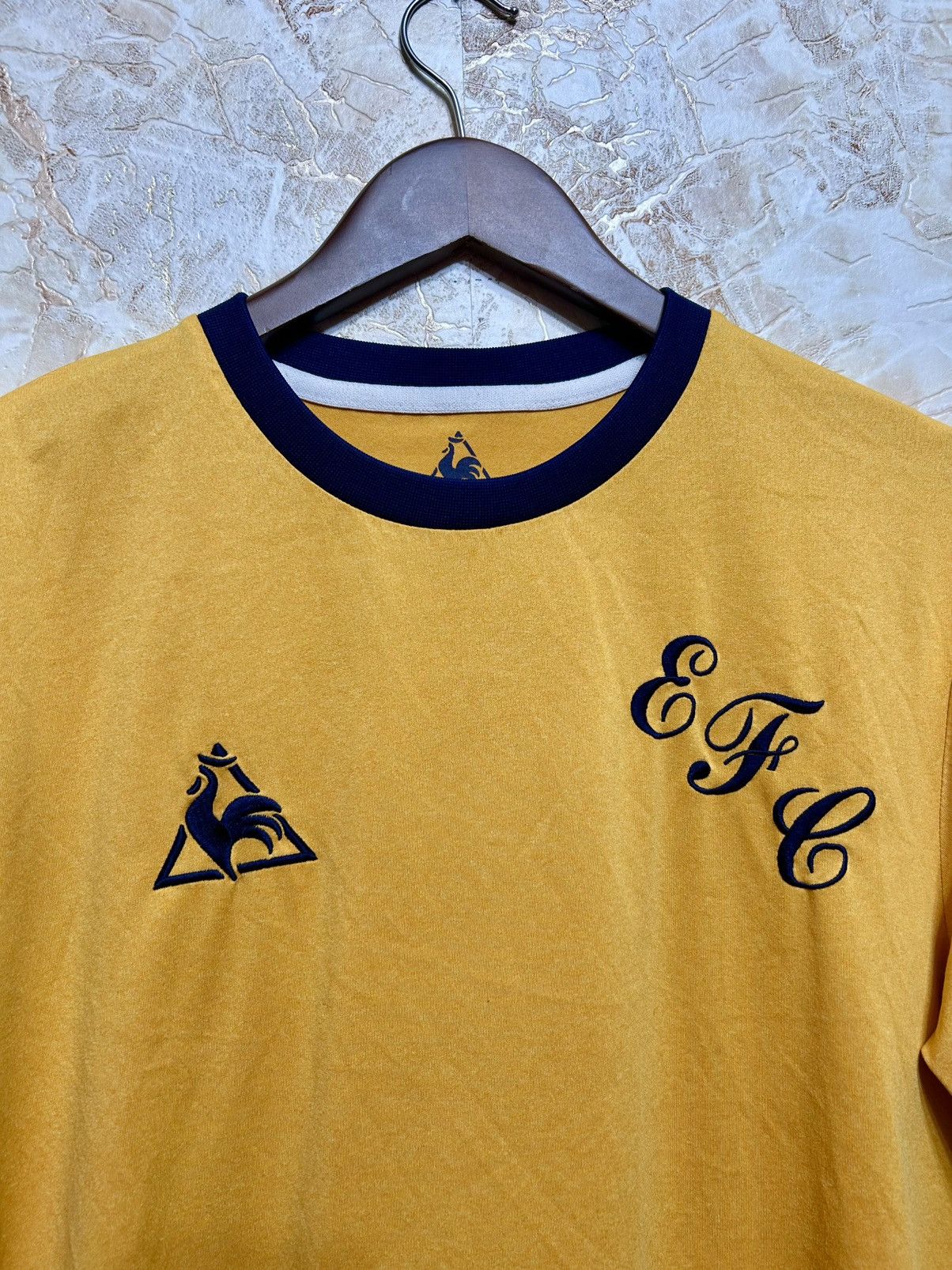 Le Coq Sportif RETRO REPLICA FC EVERTON SOCCER FOOTBALL SHIRT JERSEY Size US M / EU 48-50 / 2 - 3 Thumbnail