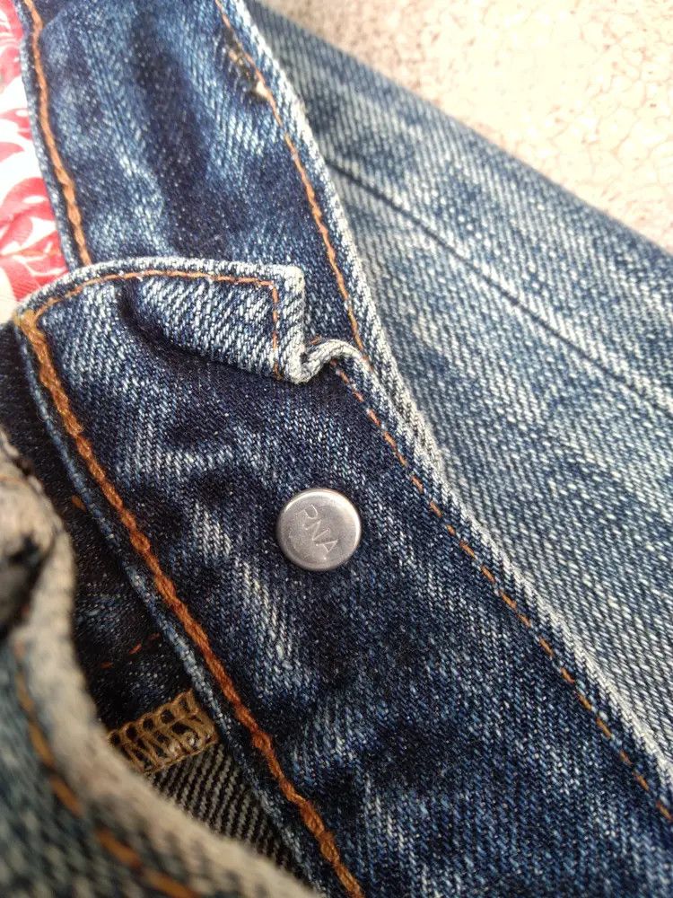Japanese Brand Vintage RNA Retro Punk Distressed Jeans 32x30 Size US 32 / EU 48 - 13 Thumbnail