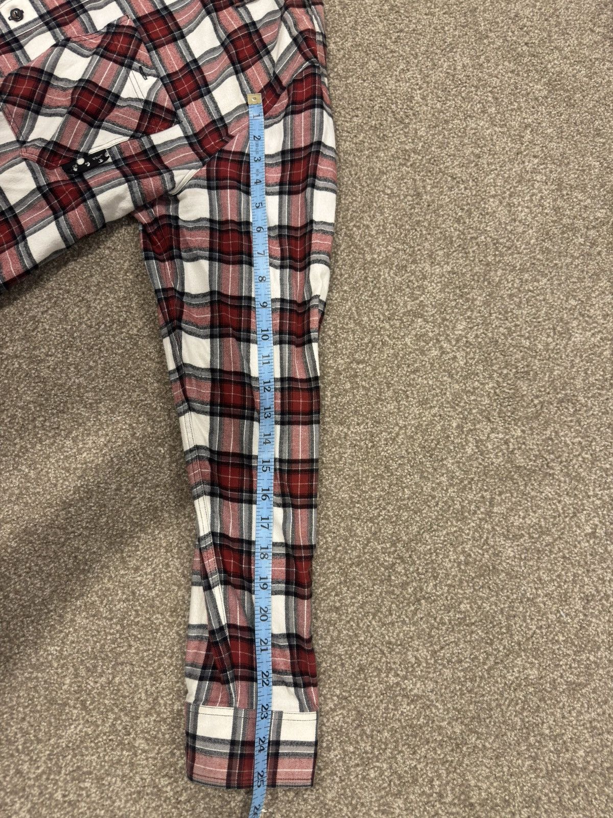 Off-White OFF-WHITE ALLOVER CHECK FLANNEL ARROW SHIRT Size US XL / EU 56 / 4 - 11 Thumbnail