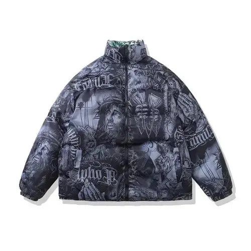 Designer × Japanese Brand Hip Hop Reversible Jacket Punk Gothic Oversized Coat Outdoor Size US L / EU 52-54 / 3 - 1 Thumbnail