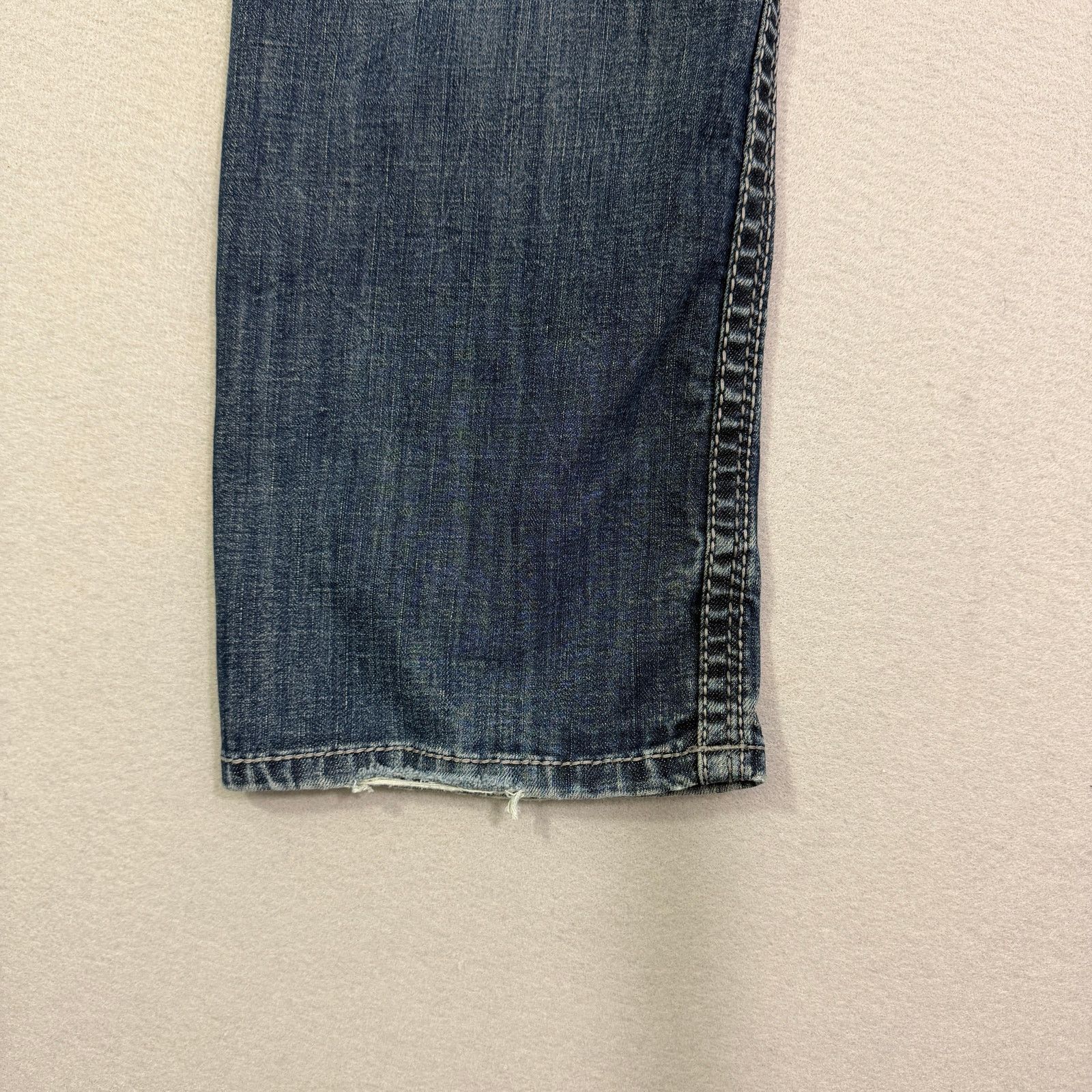 BKE BKE Tyler Straight Jeans Men's 32R (Fits 32x30) Blue Faded Size US 32 / EU 48 - 8 Thumbnail