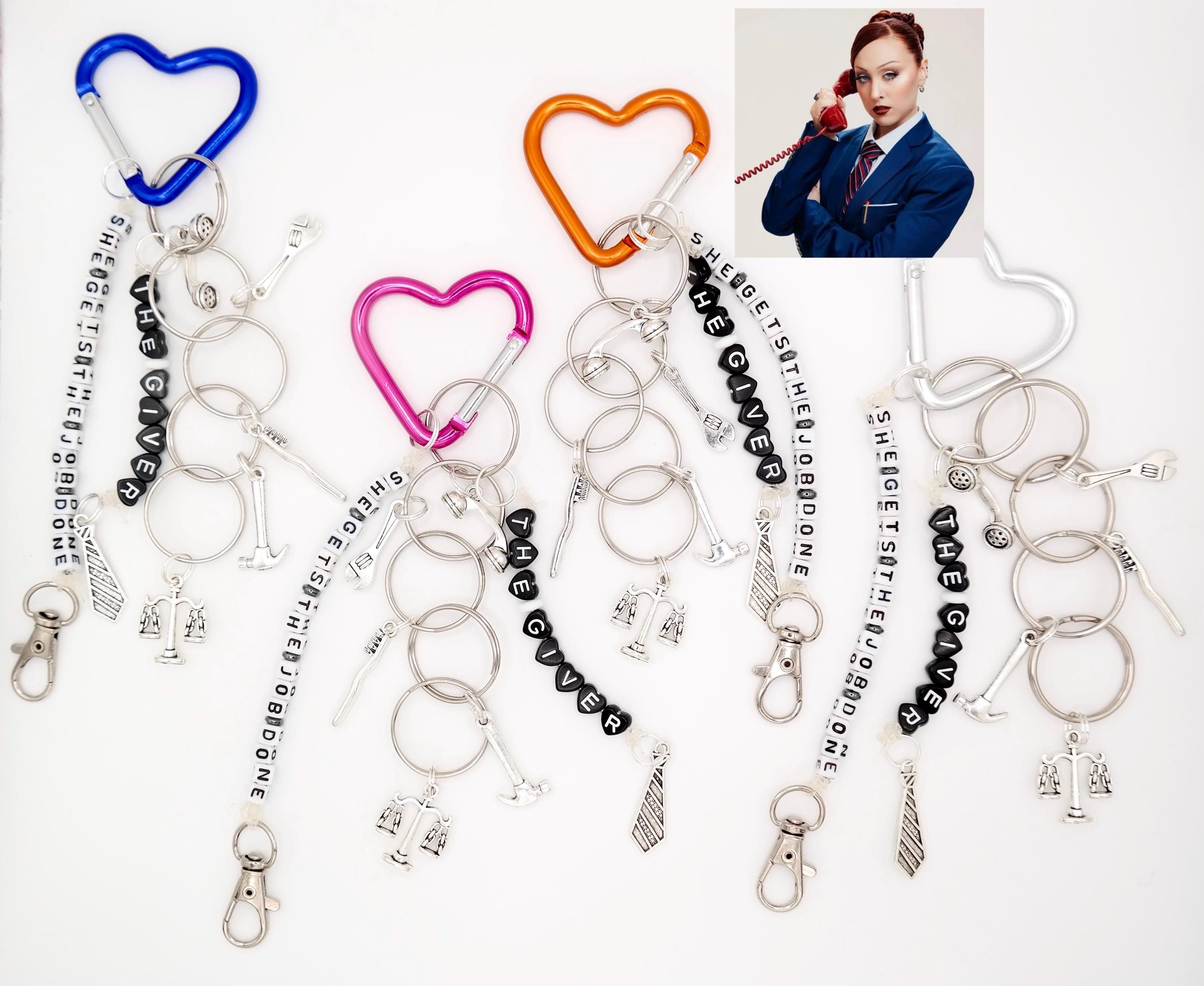 Handmade Chappell Roan Keychains / Carabiners Size ONE SIZE - 1 Thumbnail