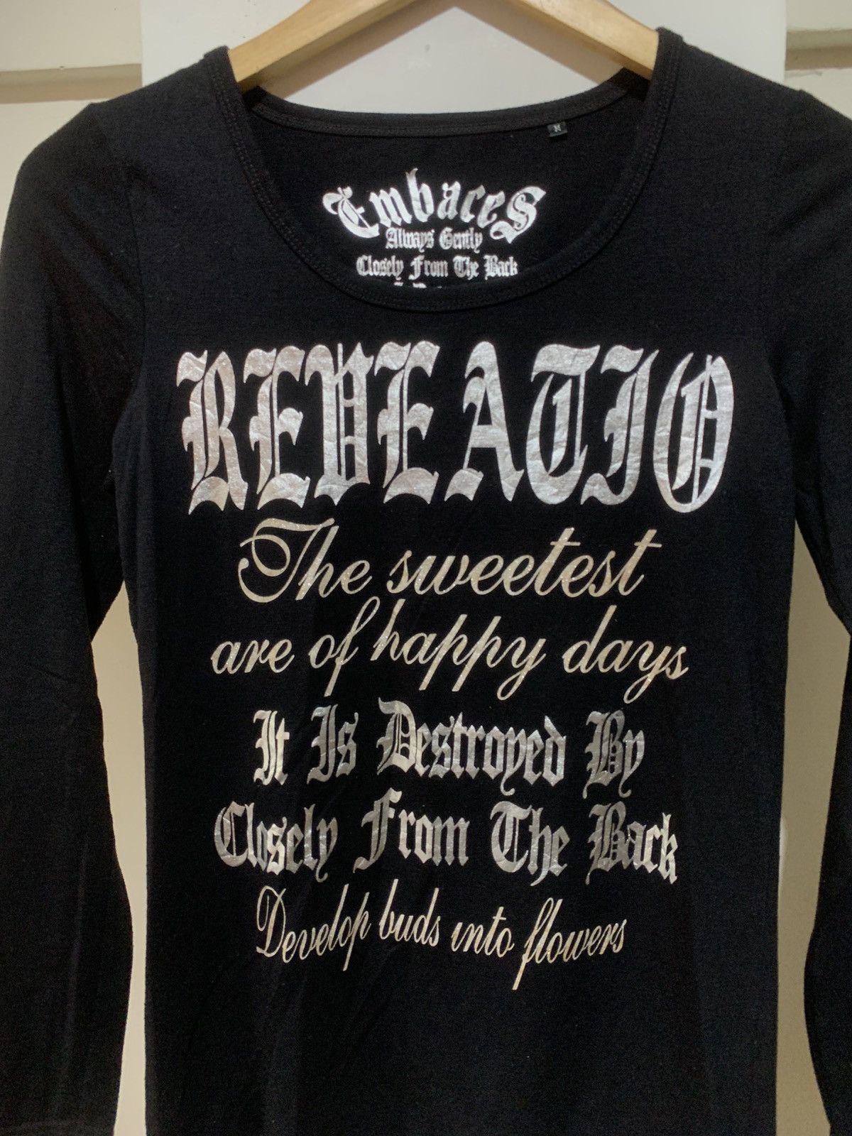 Hysteric Glamour × Mastermind Japan Japanese Embraces Poem Long Sleeve Tee Shirt Size US M / EU 48-50 / 2 - 4 Thumbnail