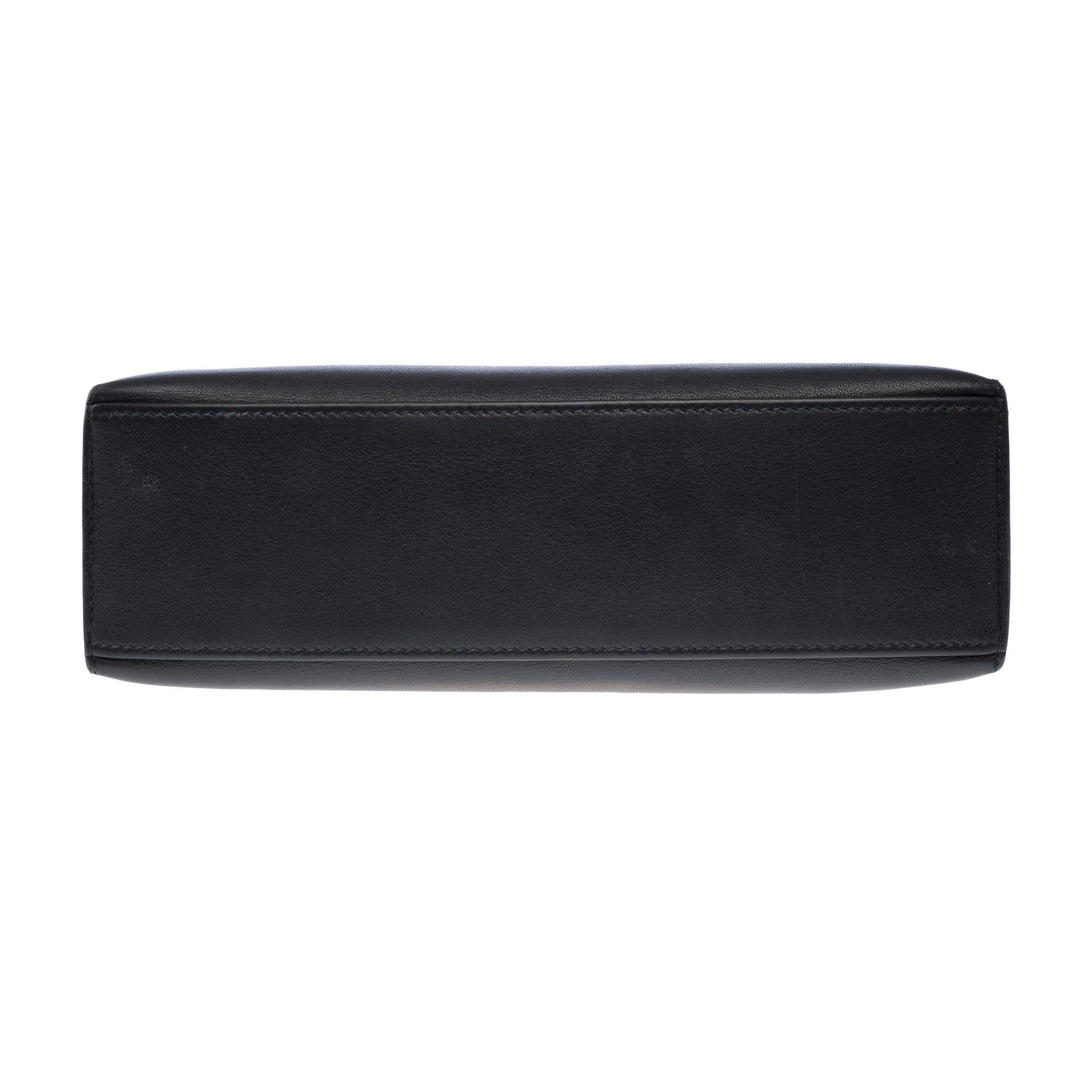 Hermes Hermès​​​ ​​​Kelly​​​ ​​​​Clutch​​​ in Blue Leather Size ONE SIZE - 12 Thumbnail