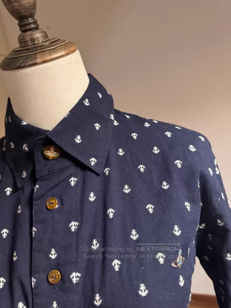 Vivienne Westwood Vivienne Westwood Pirate ship anchor dark blue asymmetric Size M / US 6-8 / IT 42-44 - 3 Thumbnail
