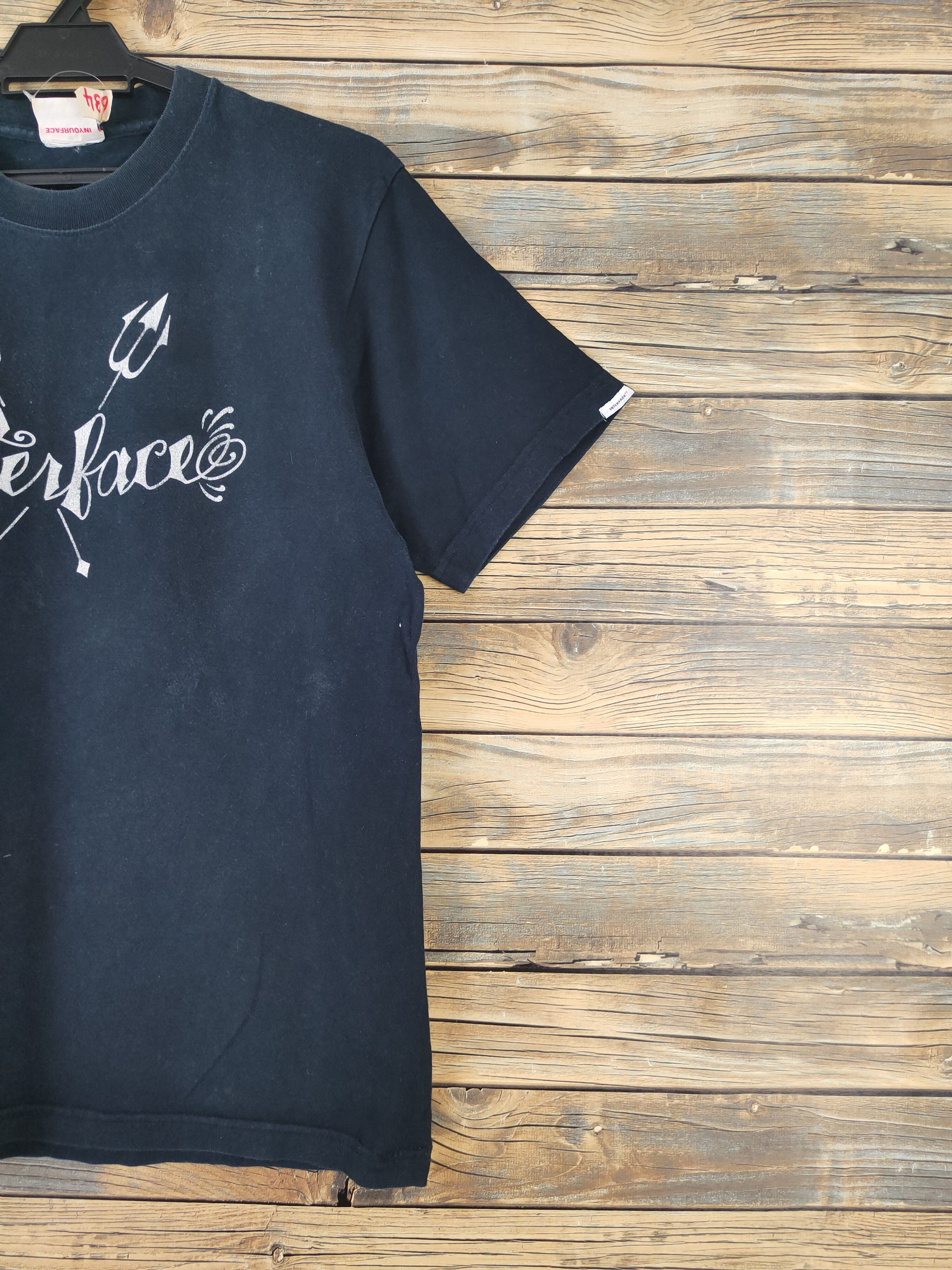 Japanese Brand Interface Navy Faded Short Sleeve T-shirt #634 Size US M / EU 48-50 / 2 - 5 Thumbnail