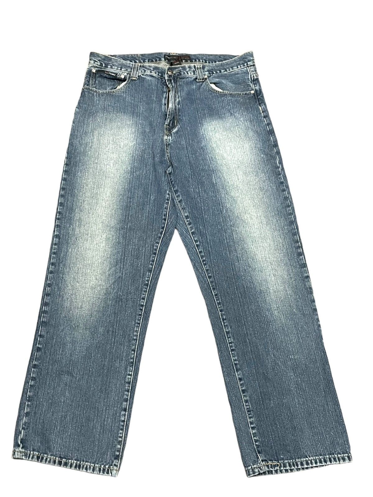 Fubu Y2K FUBU Embroidered Jeans 40x32 Size US 40 / EU 56 - 3 Thumbnail