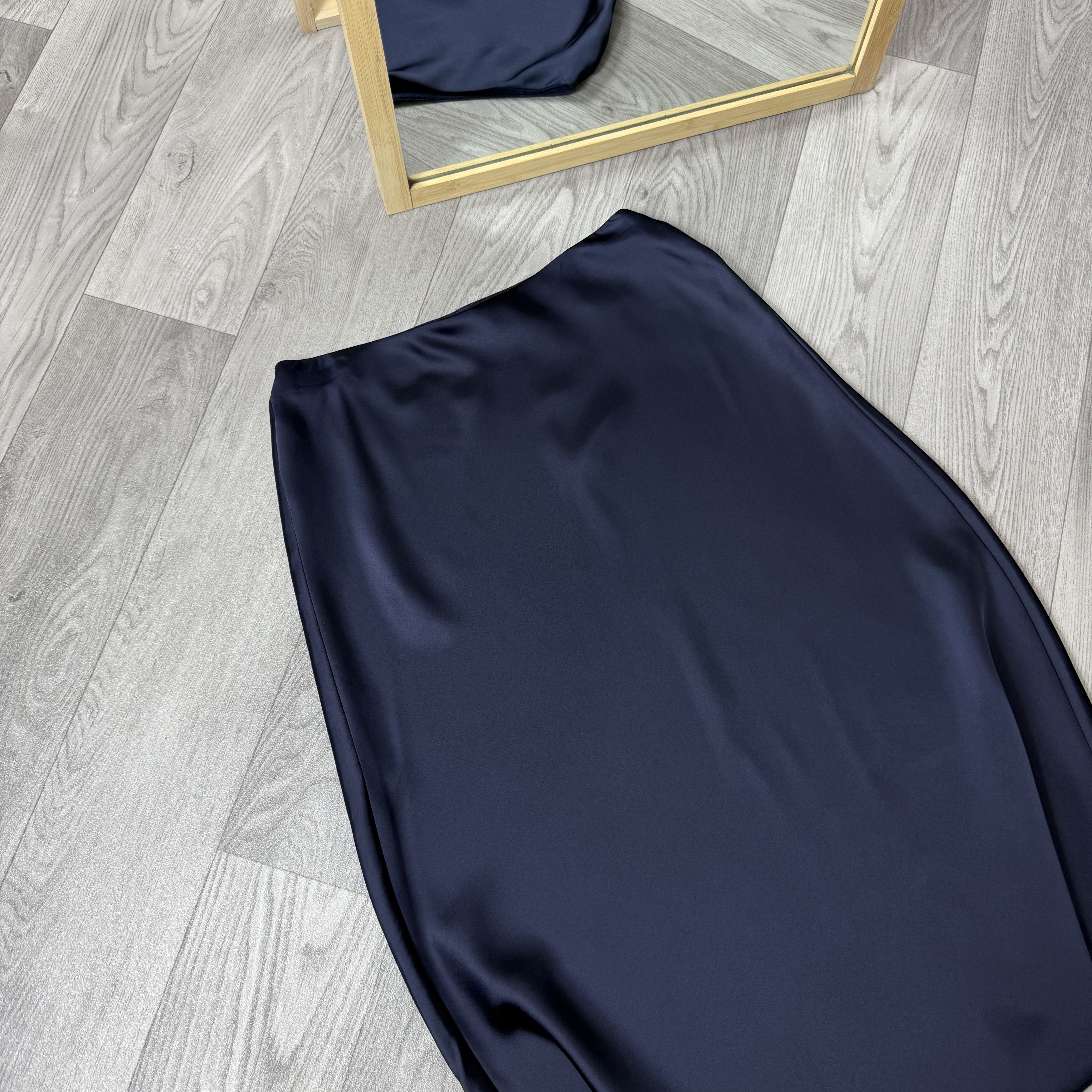 Lauren Ralph Lauren Vintage Polo Ralph Lauren 90s Blue Maxi Skirt Size 26" / US 2 / IT 38 - 4 Thumbnail