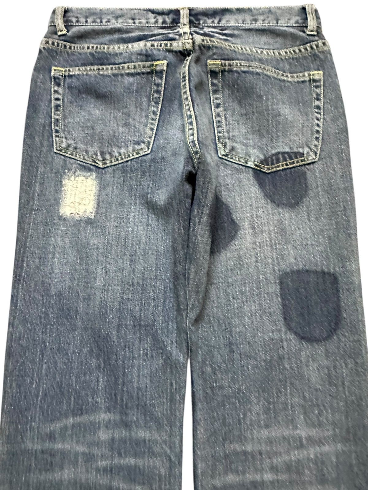 Takeo Kikuchi Vintage Takeo Kikuchi Ripped Grunge Dot Denim Size US 30 / EU 46 - 6 Thumbnail