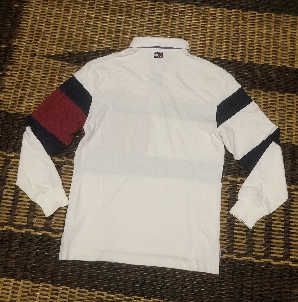 Tommy Hilfiger Tommy Jeans Tommy Hilfiger Big Logo Long Sleeve Polo Shirt Size US XS / EU 42 / 0 - 6 Thumbnail