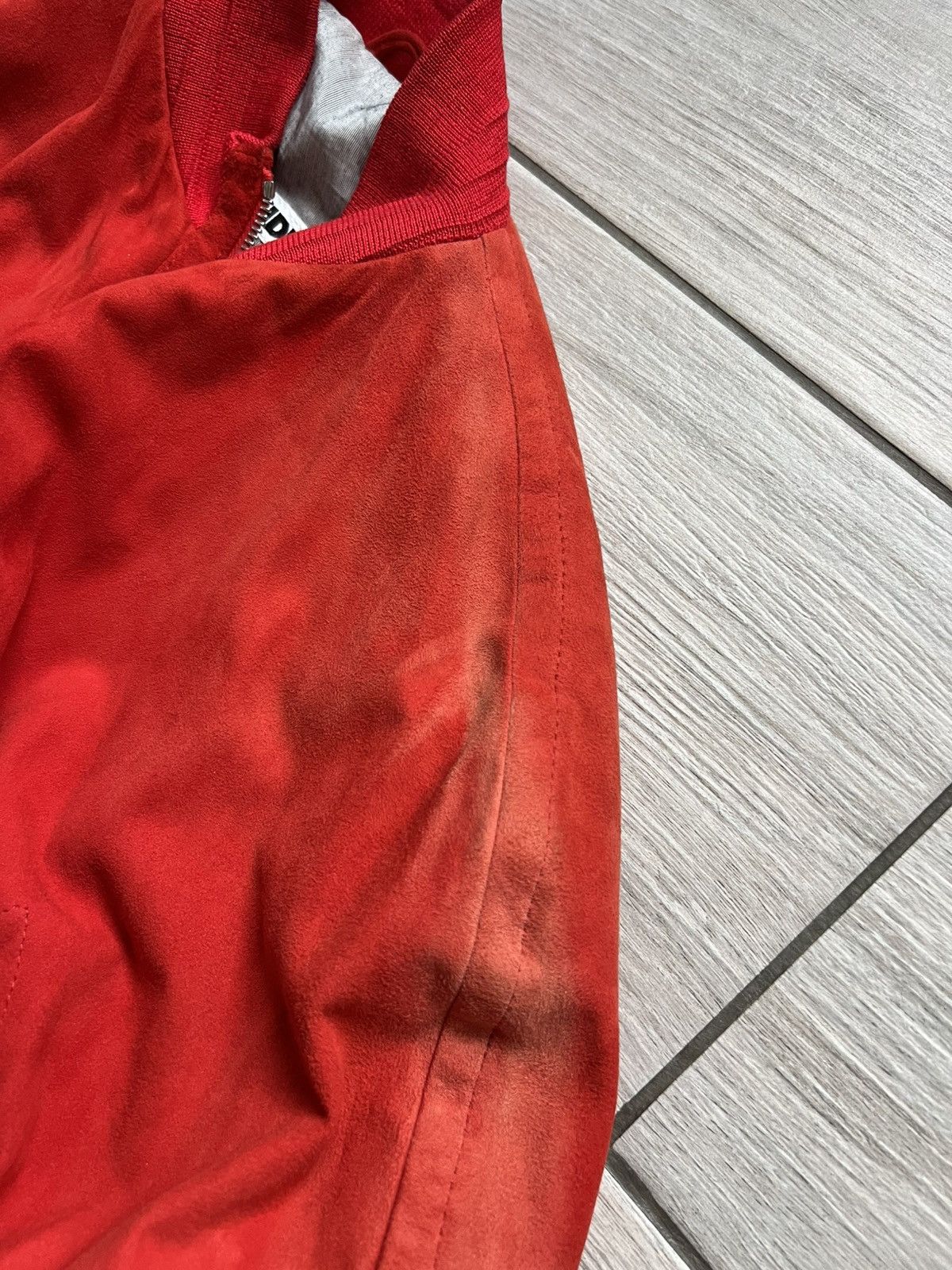 Jil Sander ARCHIVE Vintage Jil Sander Red Bomber Jacket 90s Designer Size M / US 6-8 / IT 42-44 - 13 Thumbnail