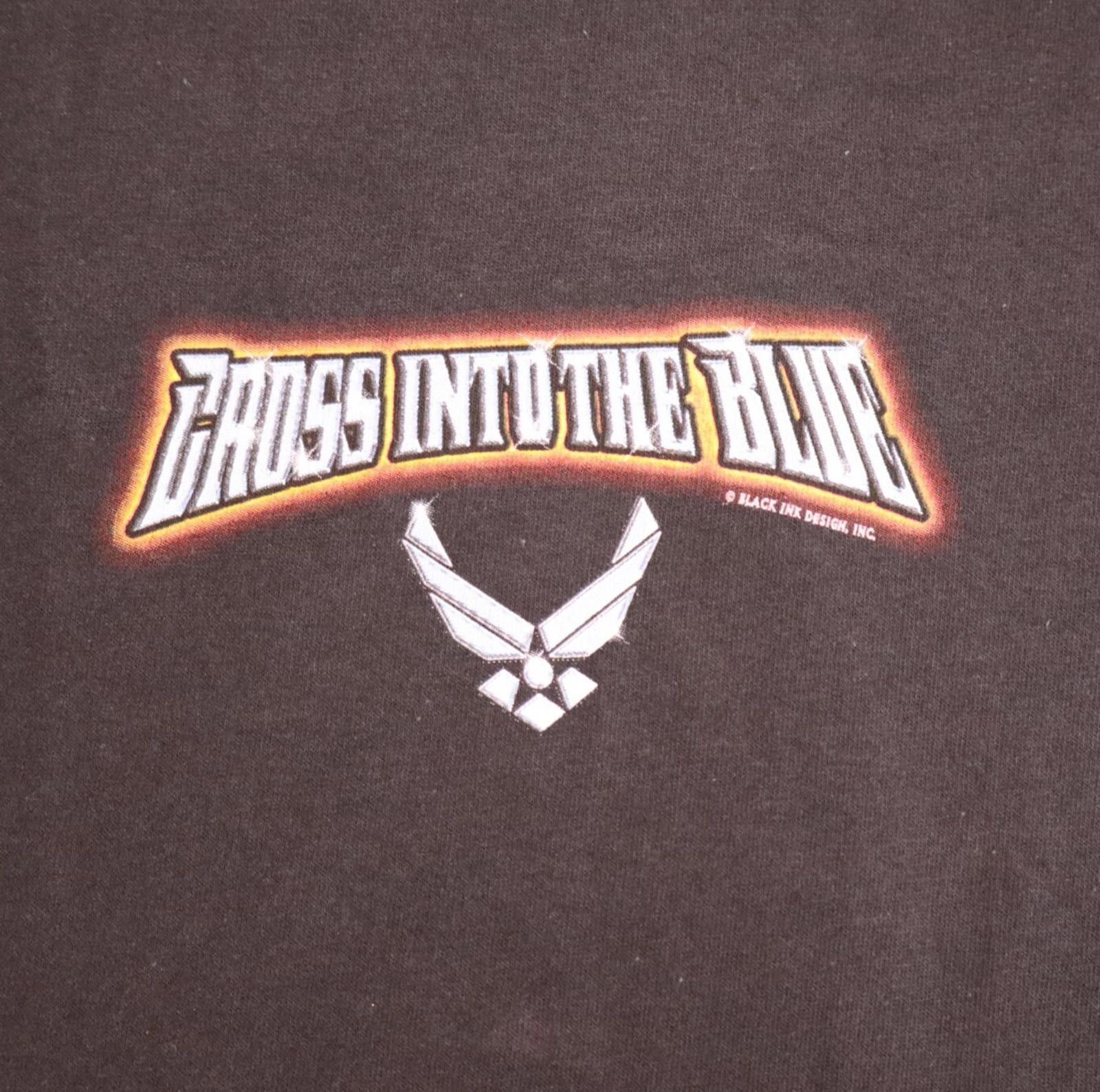 Soffe US Air Force "Cross Into The Blue" Black Shirt XL 2005 USA Size US XL / EU 56 / 4 - 2 Thumbnail