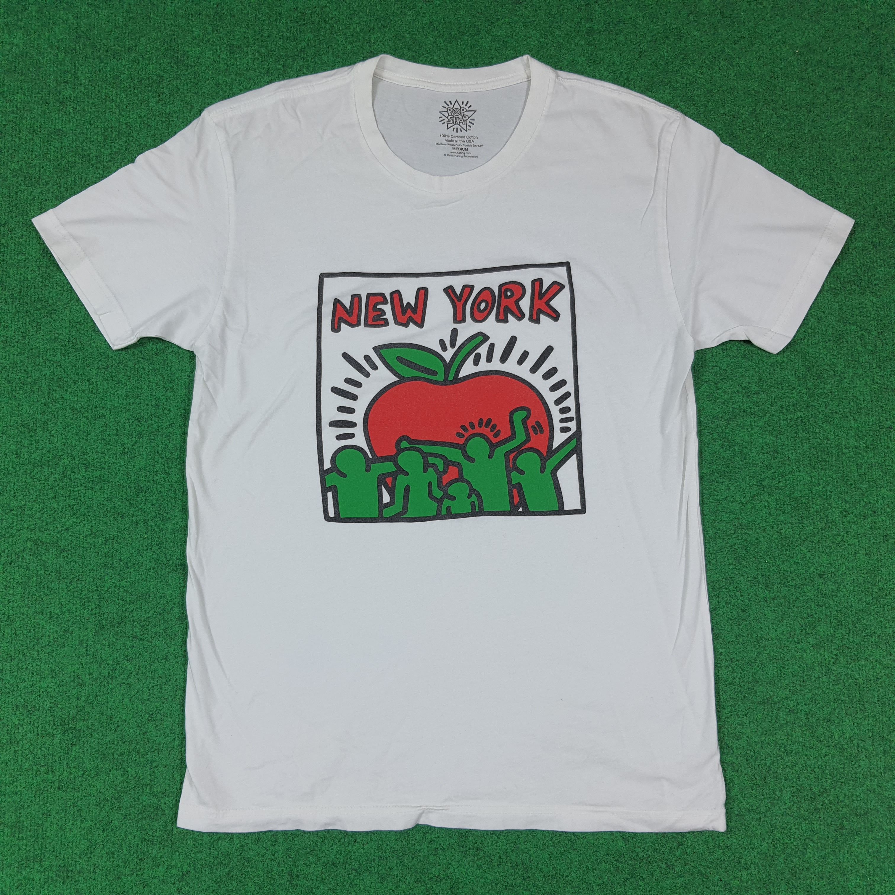 Keith Haring Vintage Keith Haring New York Art Tshirt C285N78 Size US S / EU 44-46 / 1 - 1 Thumbnail