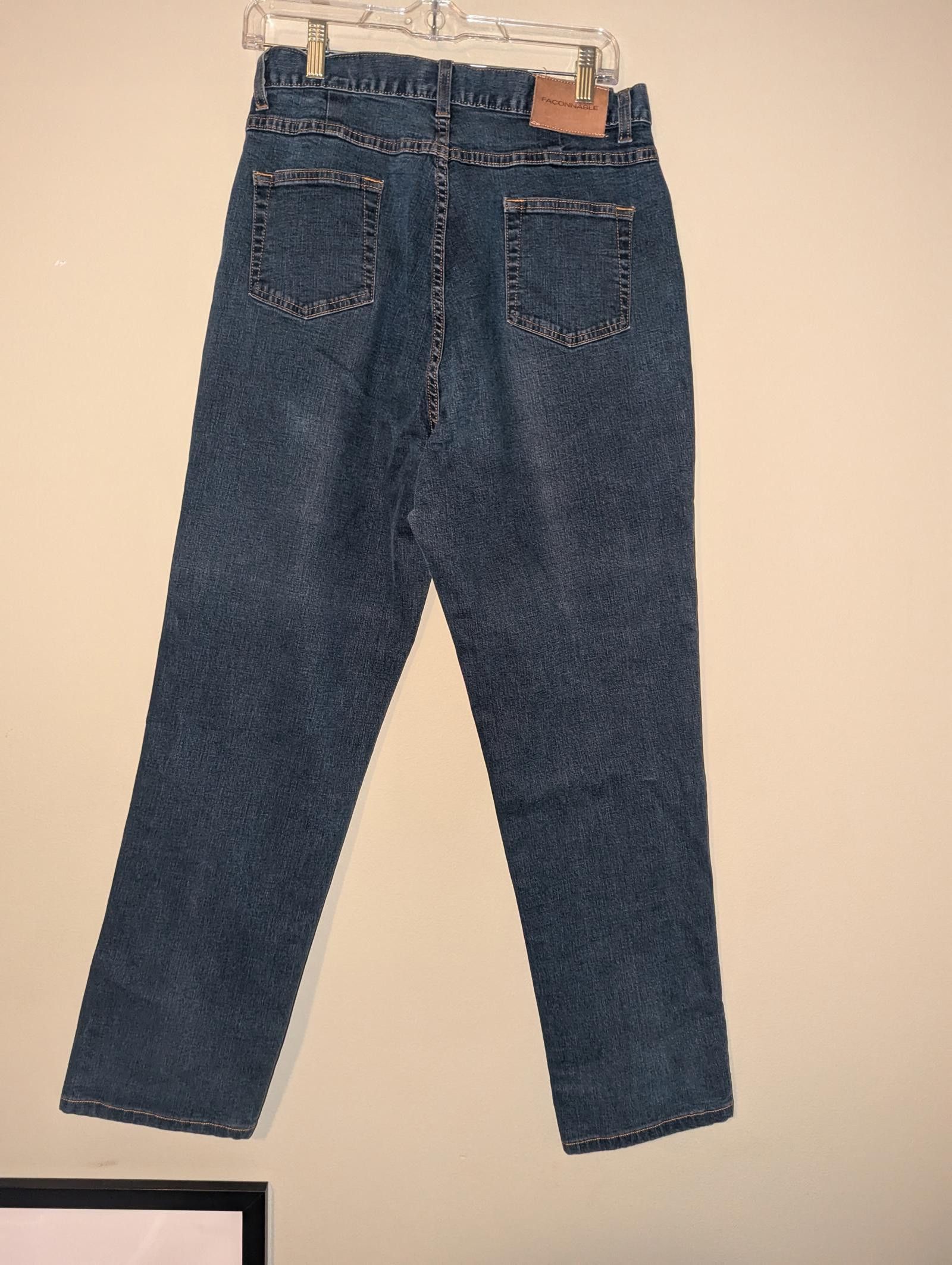 Faconnable Faconnable Vintage Light Wash Jeans Stylish Size 12 Long Size 34" / US 12 / IT 48 - 5 Thumbnail