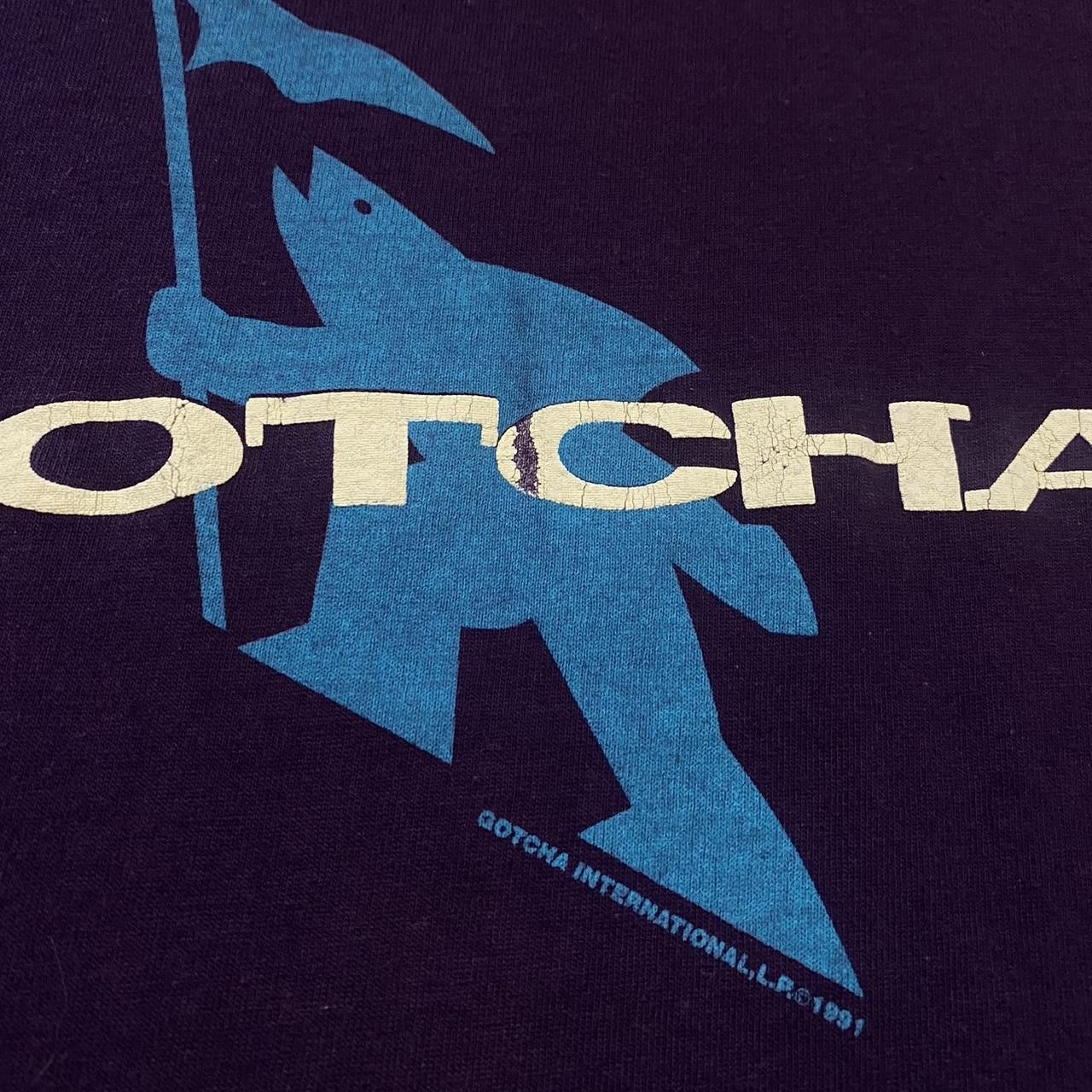 Other 1991 Gotcha purple skateboarding t-shirt Size US L / EU 52-54 / 3 - 4 Thumbnail